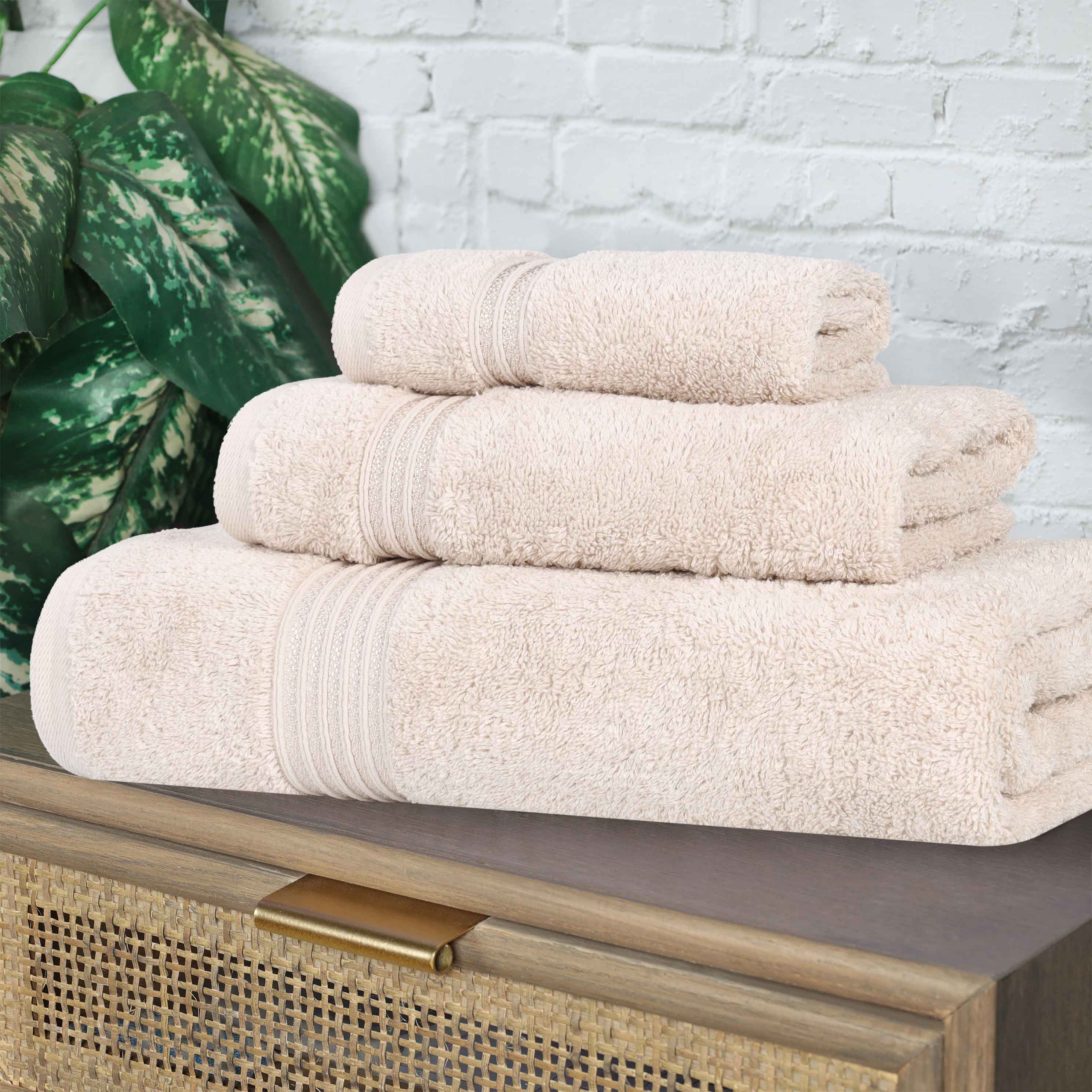 Heritage Egyptian Cotton 3 Piece Towel Set - Blue Nile Mills