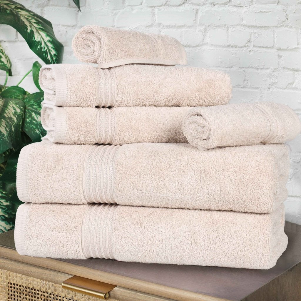 Heritage Egyptian Cotton 6 Piece Towel Set - Blue Nile Mills