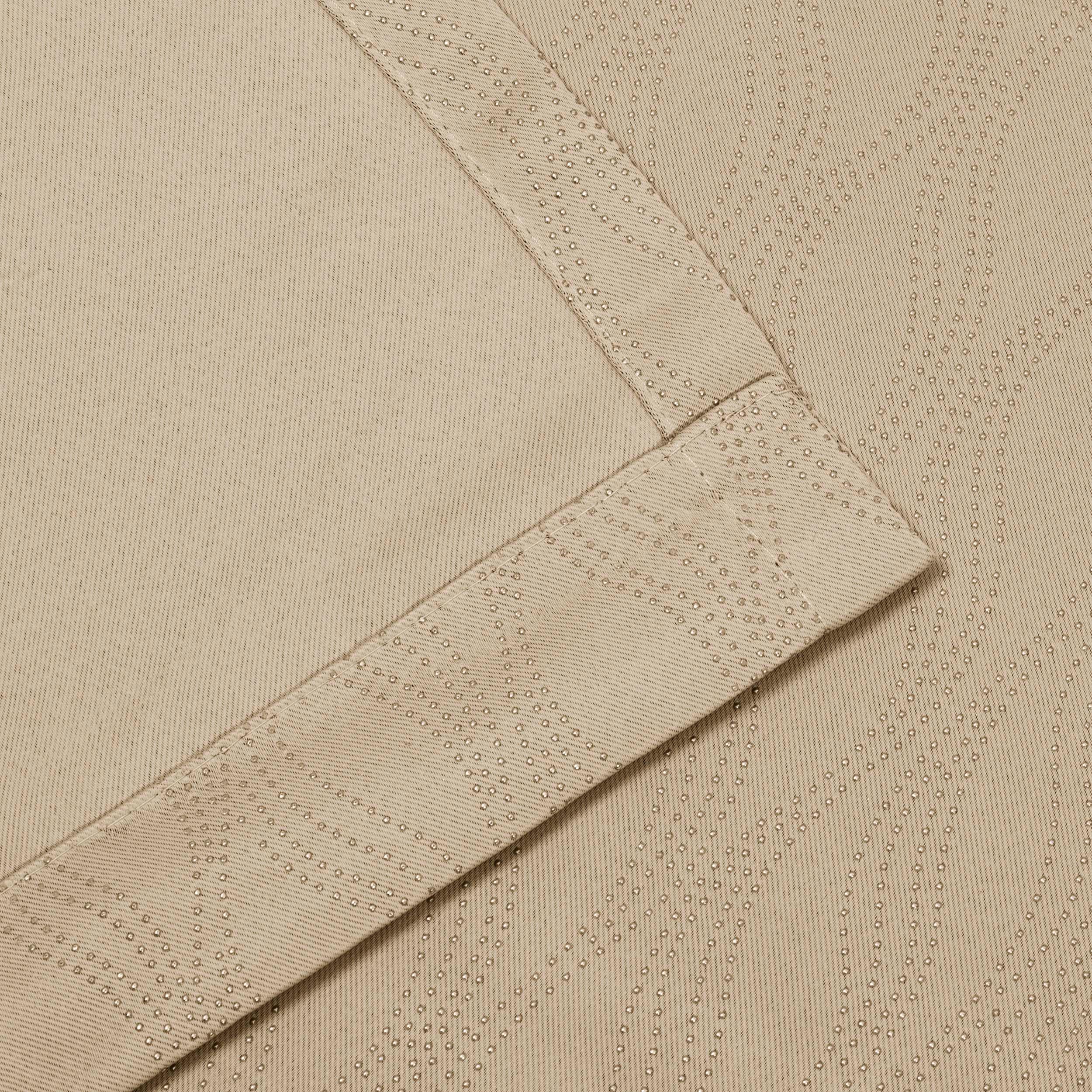 Zuri Textured Washable Room Darkening Blackout Curtain Panel Set - Blue Nile Mills