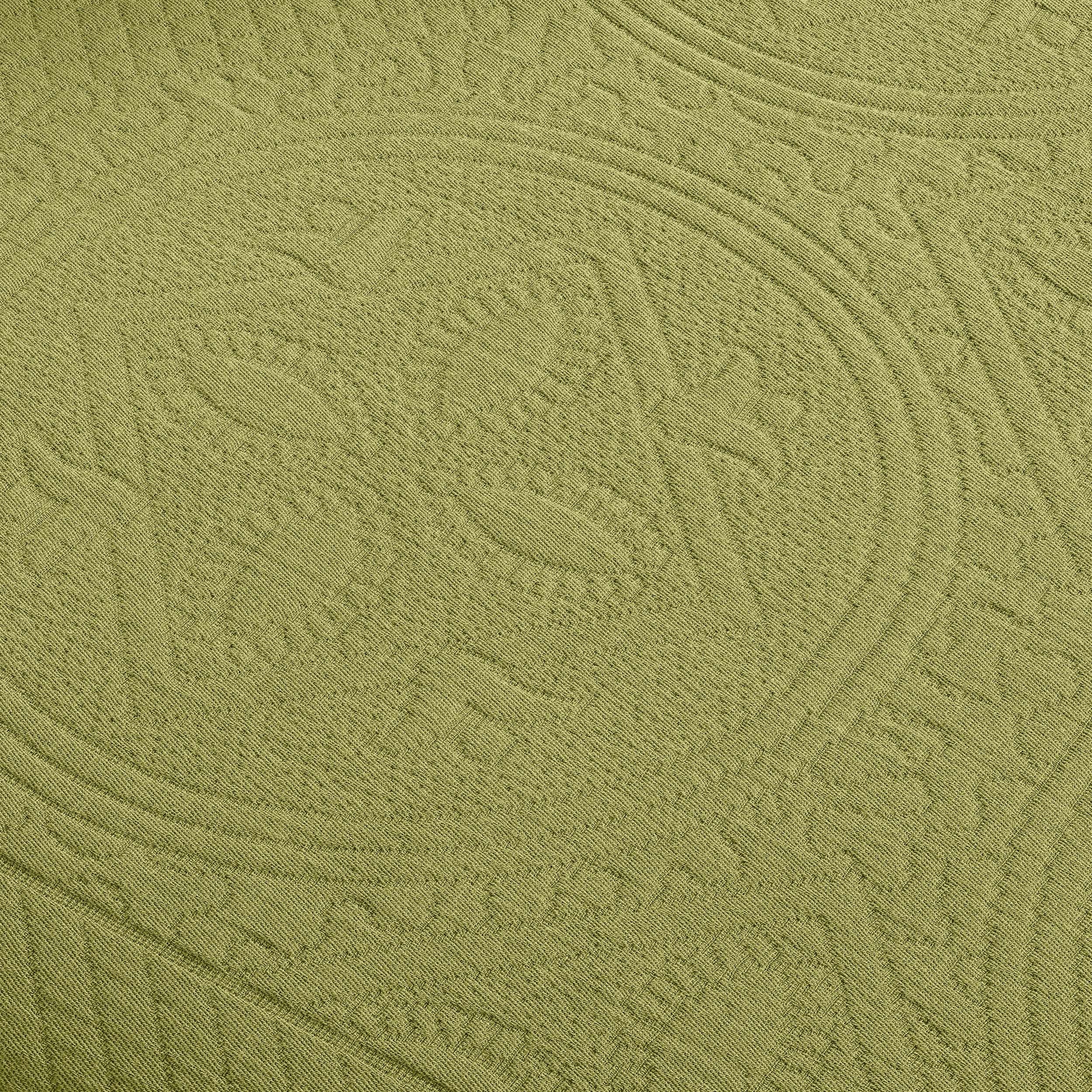 Celtic Circle Jacquard Matelasse Cotton Bedspread Set - Blue Nile Mills