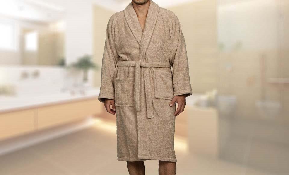 Cotton Ultra Soft Terry Adult Unisex Lightweight Luxury Bathrobe - Blue Nile Mills