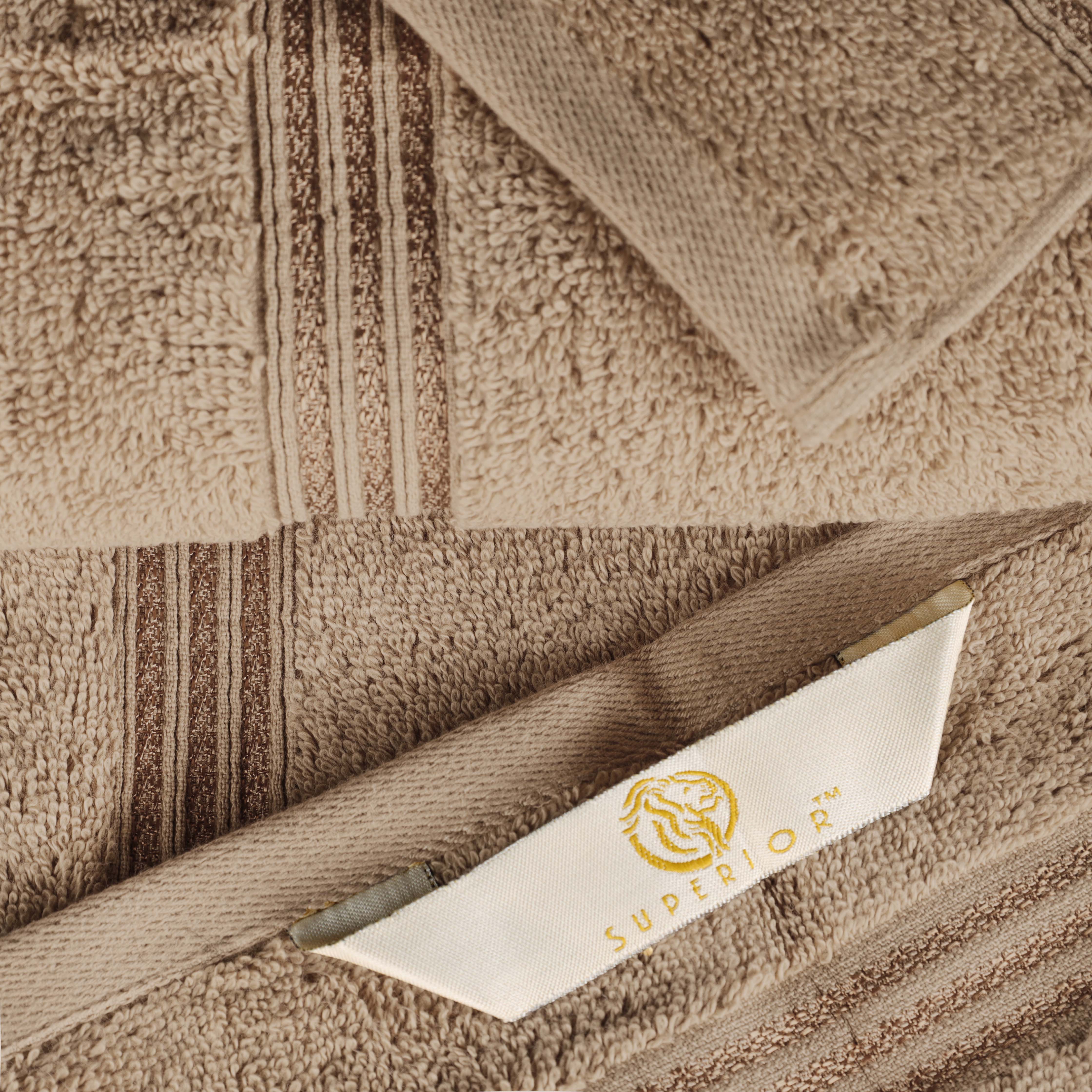 Egyptian Cotton Solid Face Towel Set of 10 - Blue Nile Mills