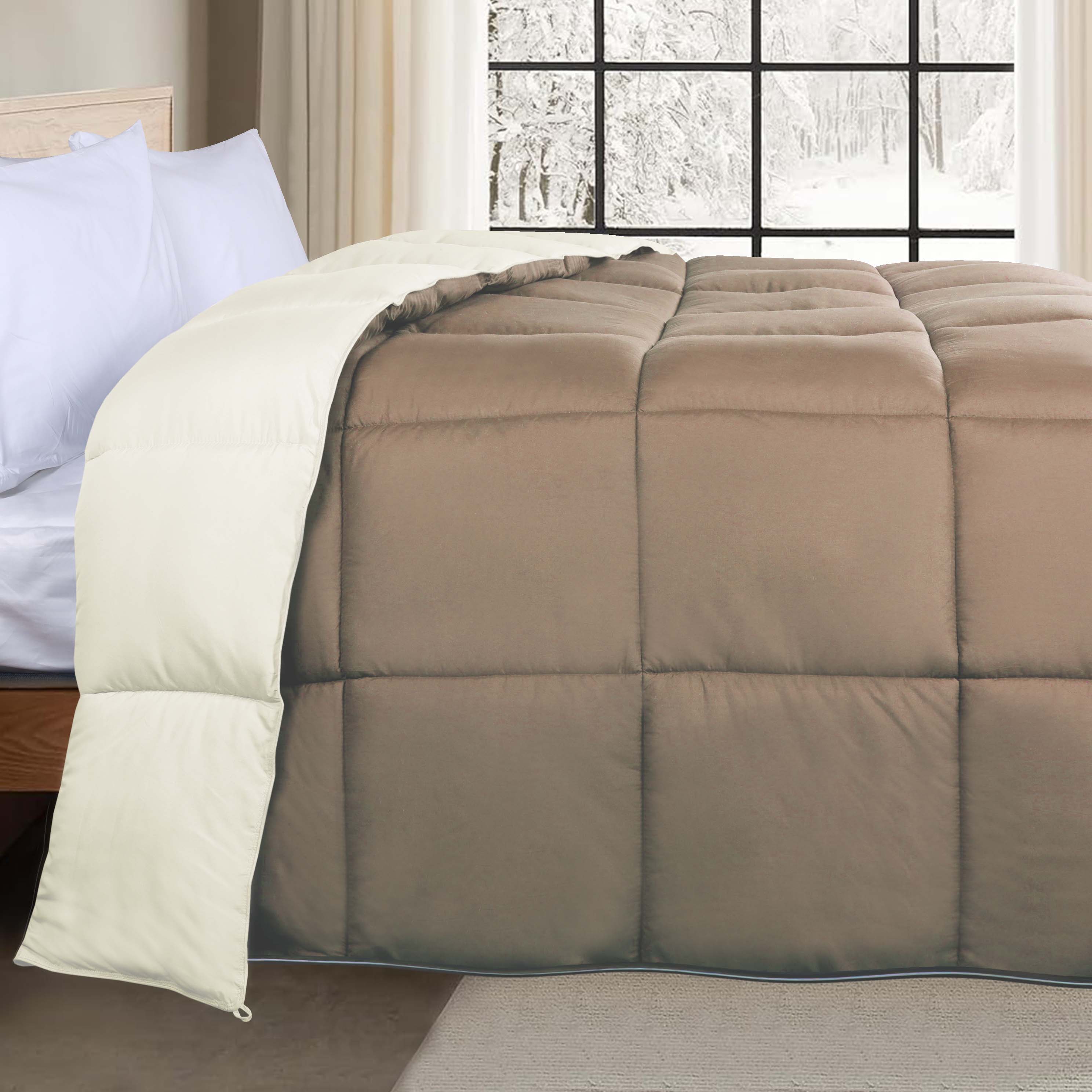 Brushed Microfiber Reversible Comforter - Blue Nile Mills