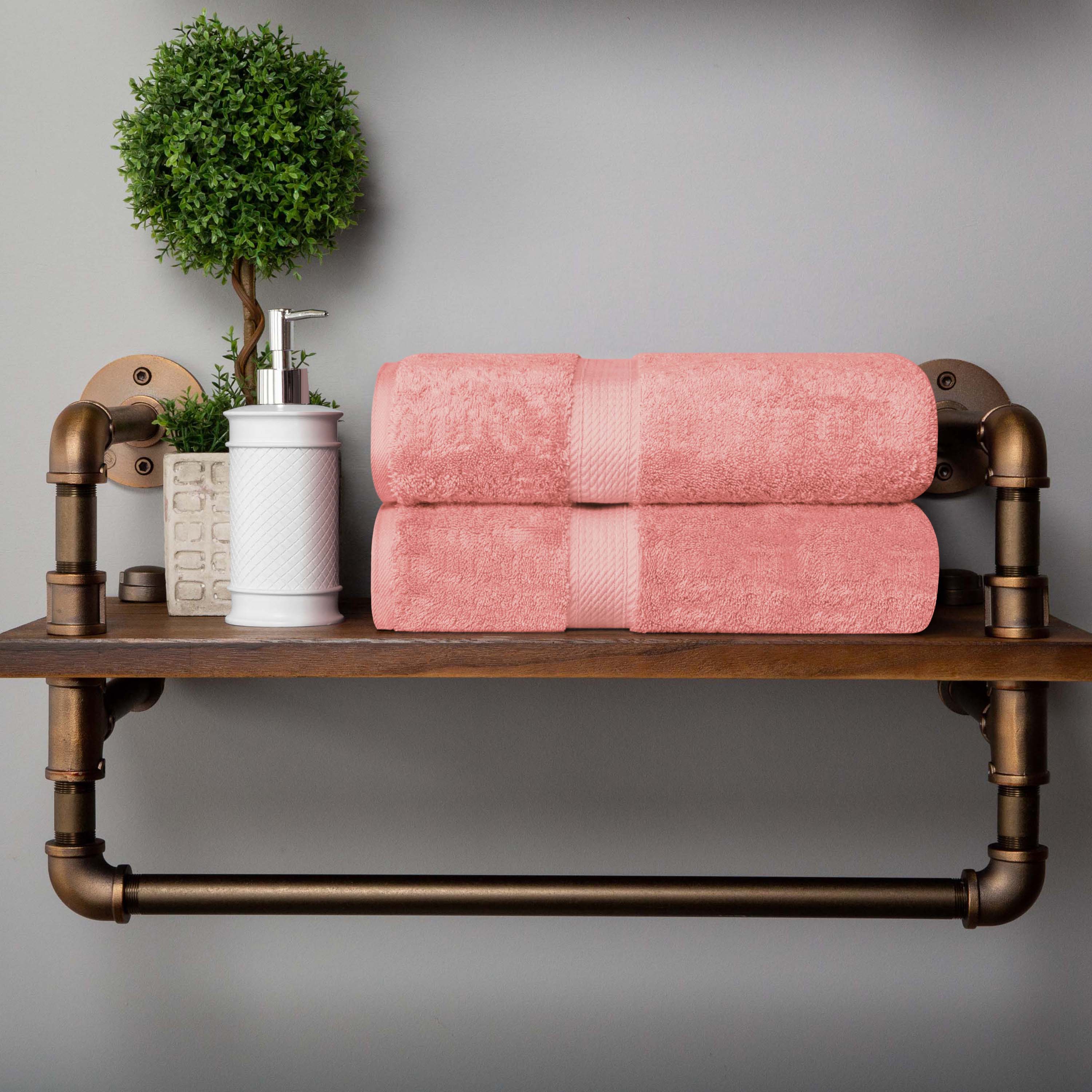 Madison Egyptian Cotton Pile 2 Piece Bath Towel Set - Blue Nile Mills