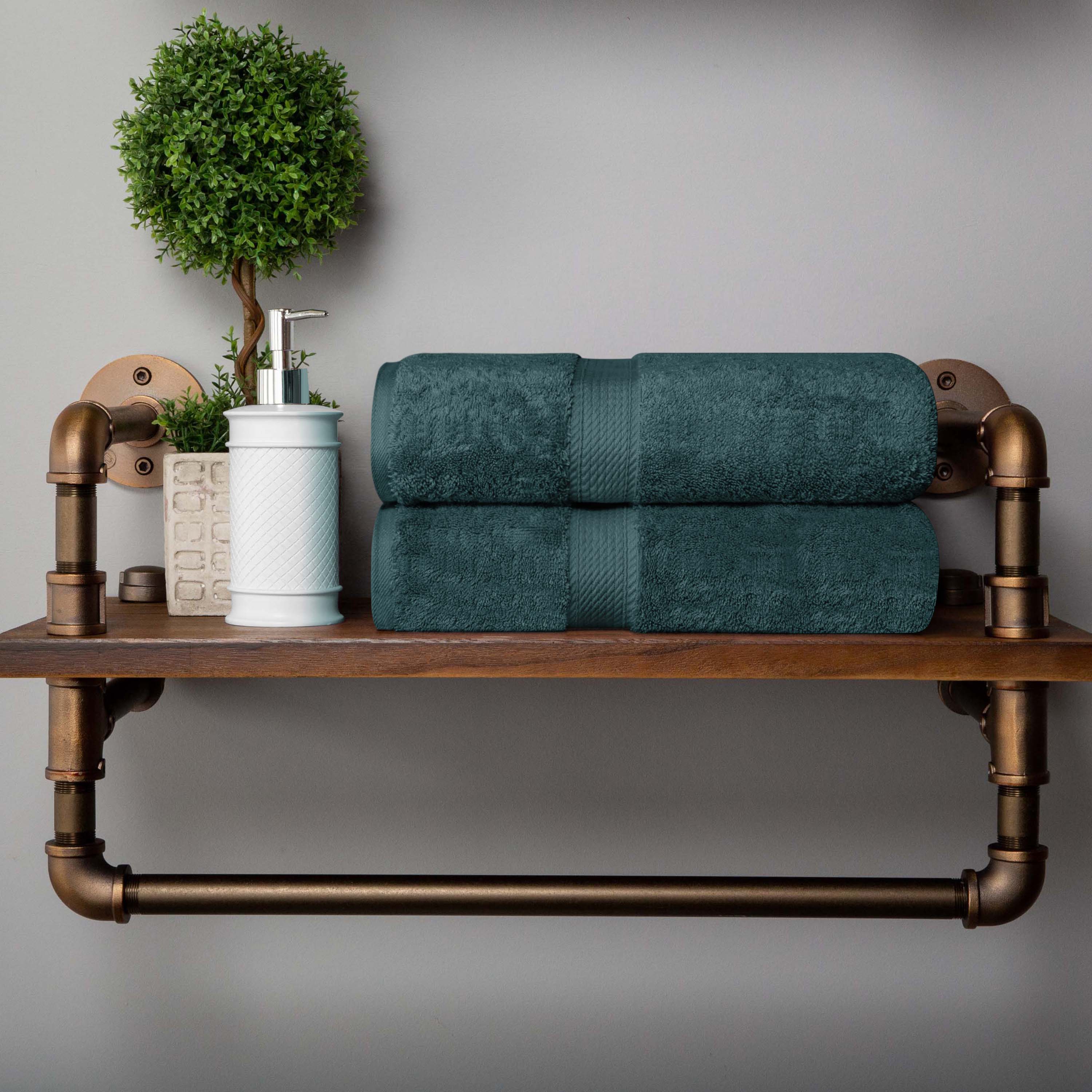 Madison Egyptian Cotton Pile 2 Piece Bath Towel Set - Blue Nile Mills