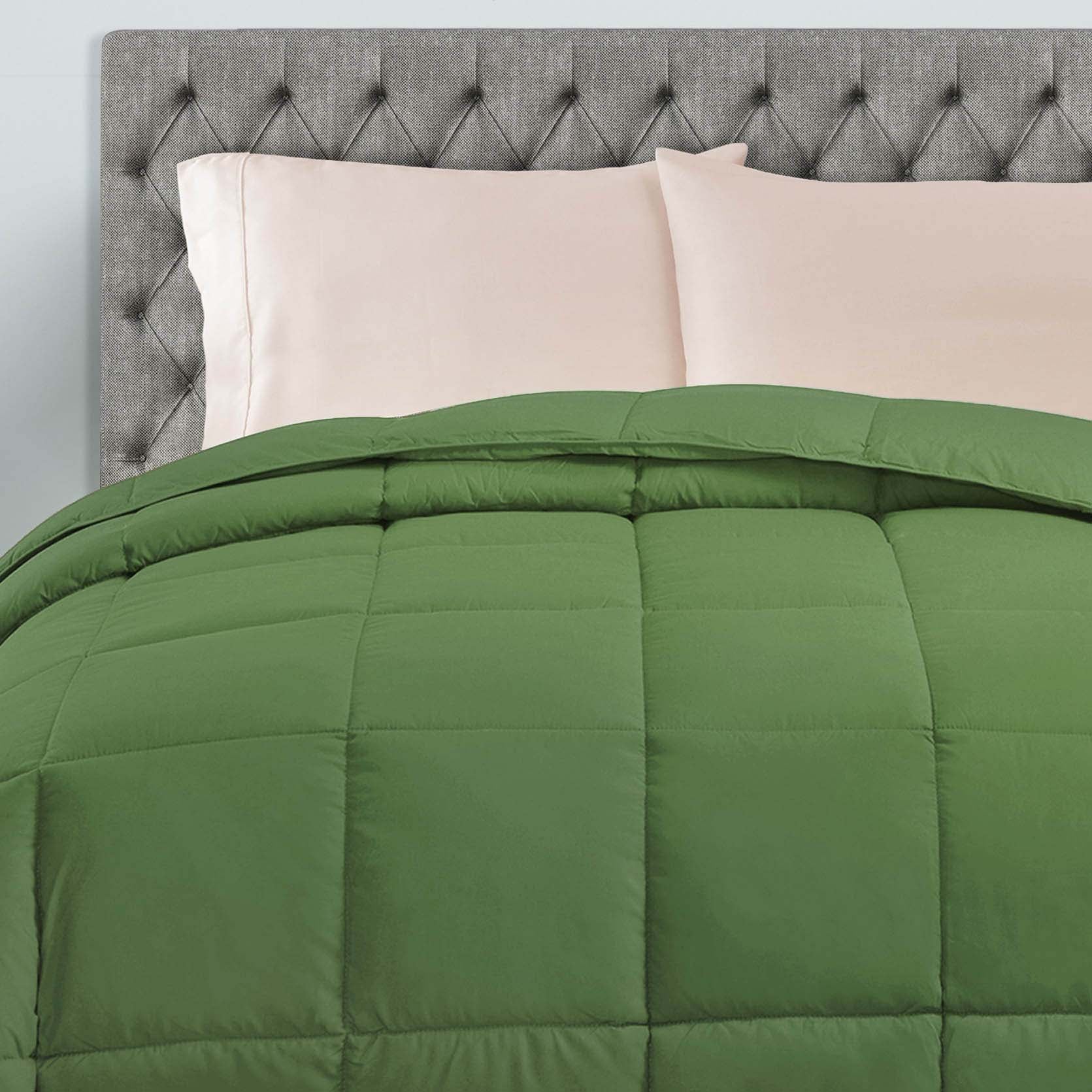 Classic All-Season Reversible Down Alternative Comforter - Blue Nile Mills