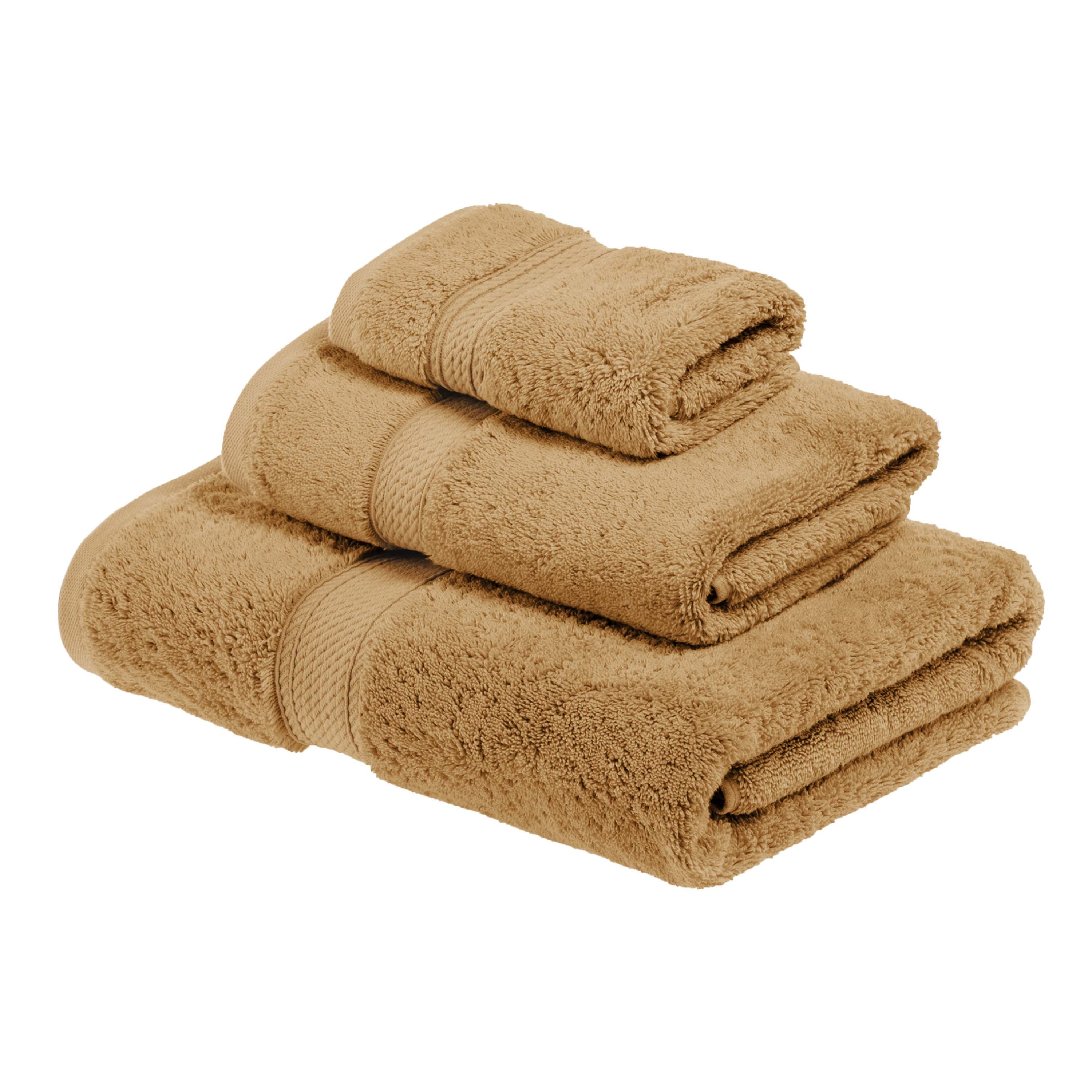 Egyptian Cotton Pile Plush Heavyweight Luxury Soft 3-Piece Towel Set - Blue Nile Mills