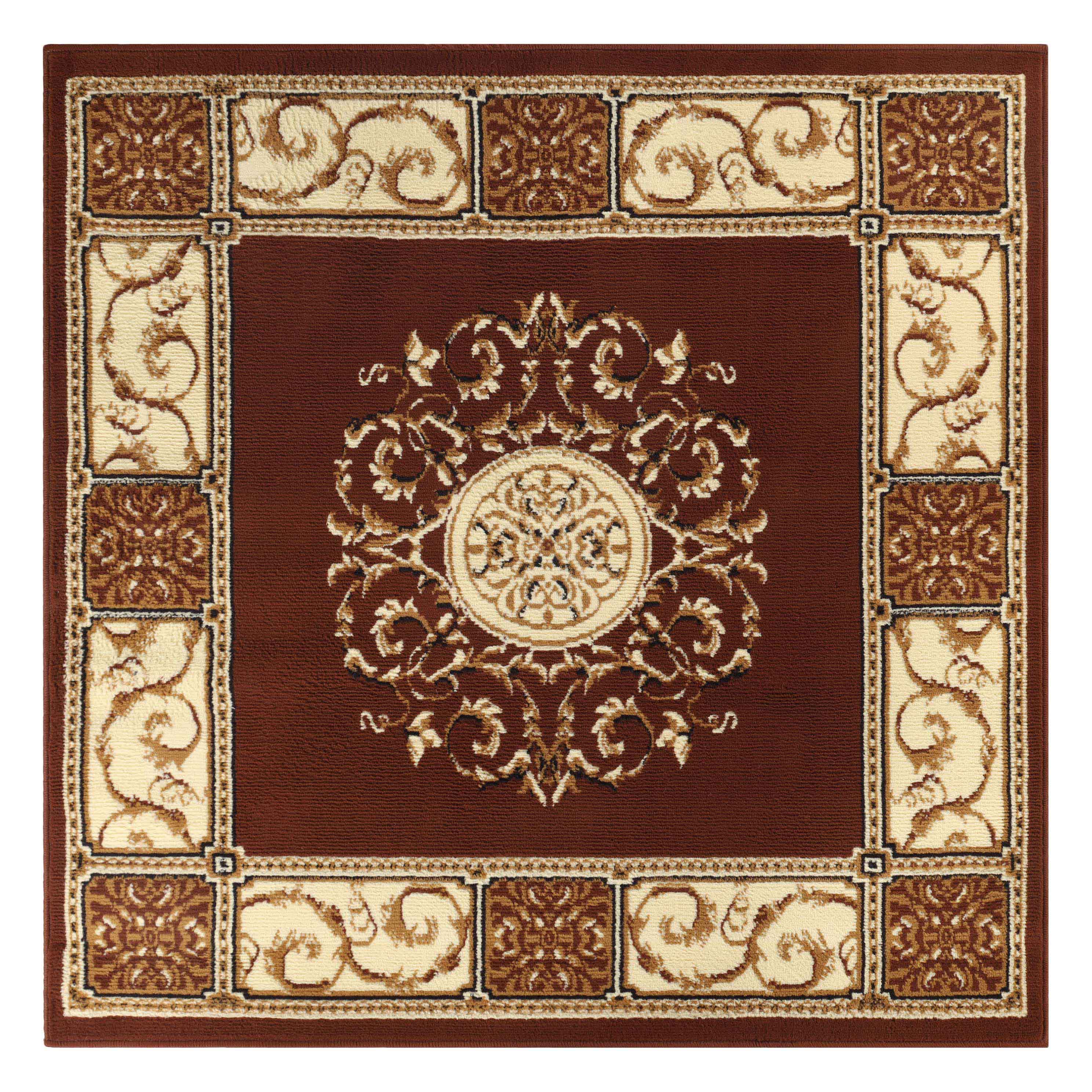 Oversized Medallion Modern Bohemian Indoor Area Rug or Runner - Blue Nile Mills