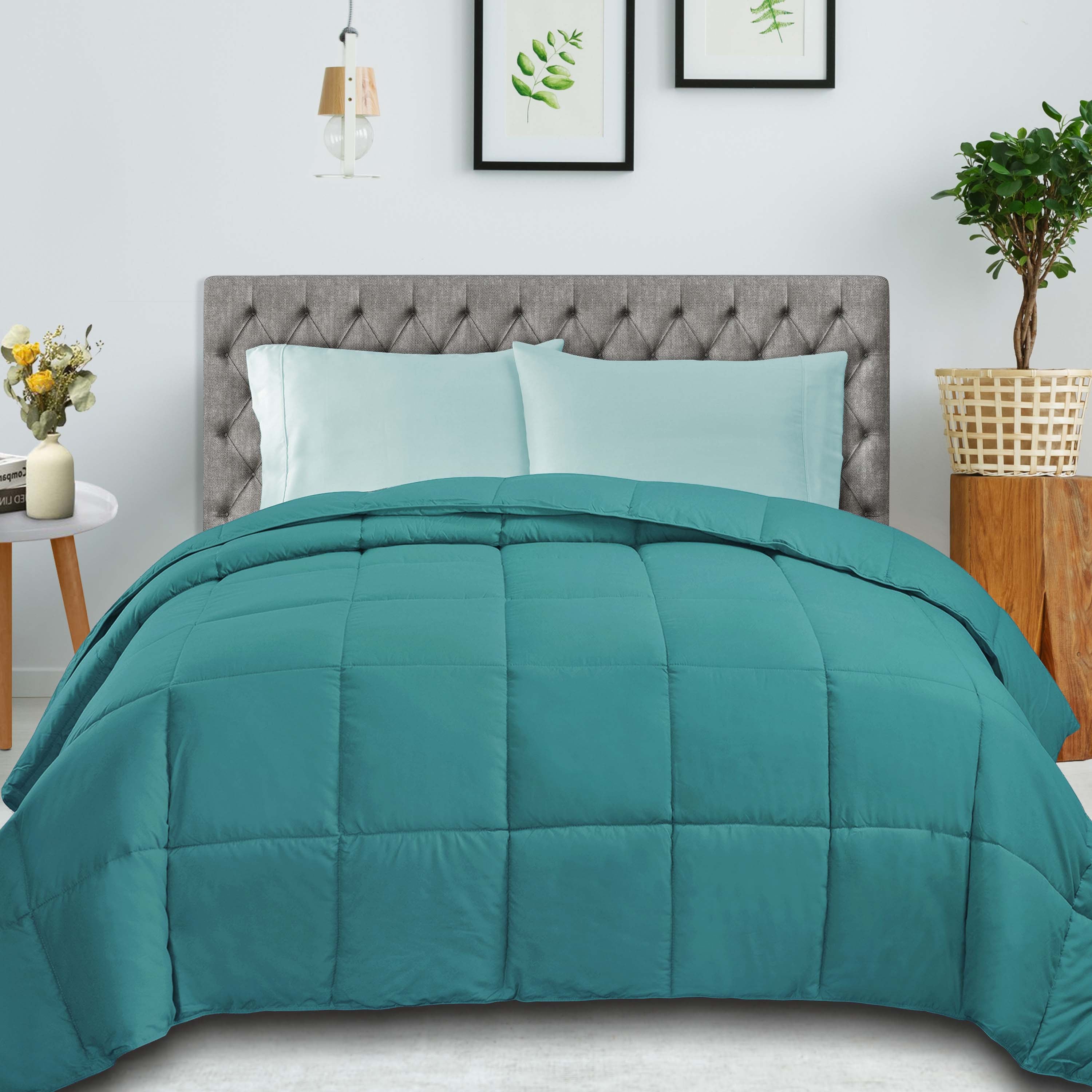 Classic All-Season Reversible Down Alternative Comforter - Blue Nile Mills