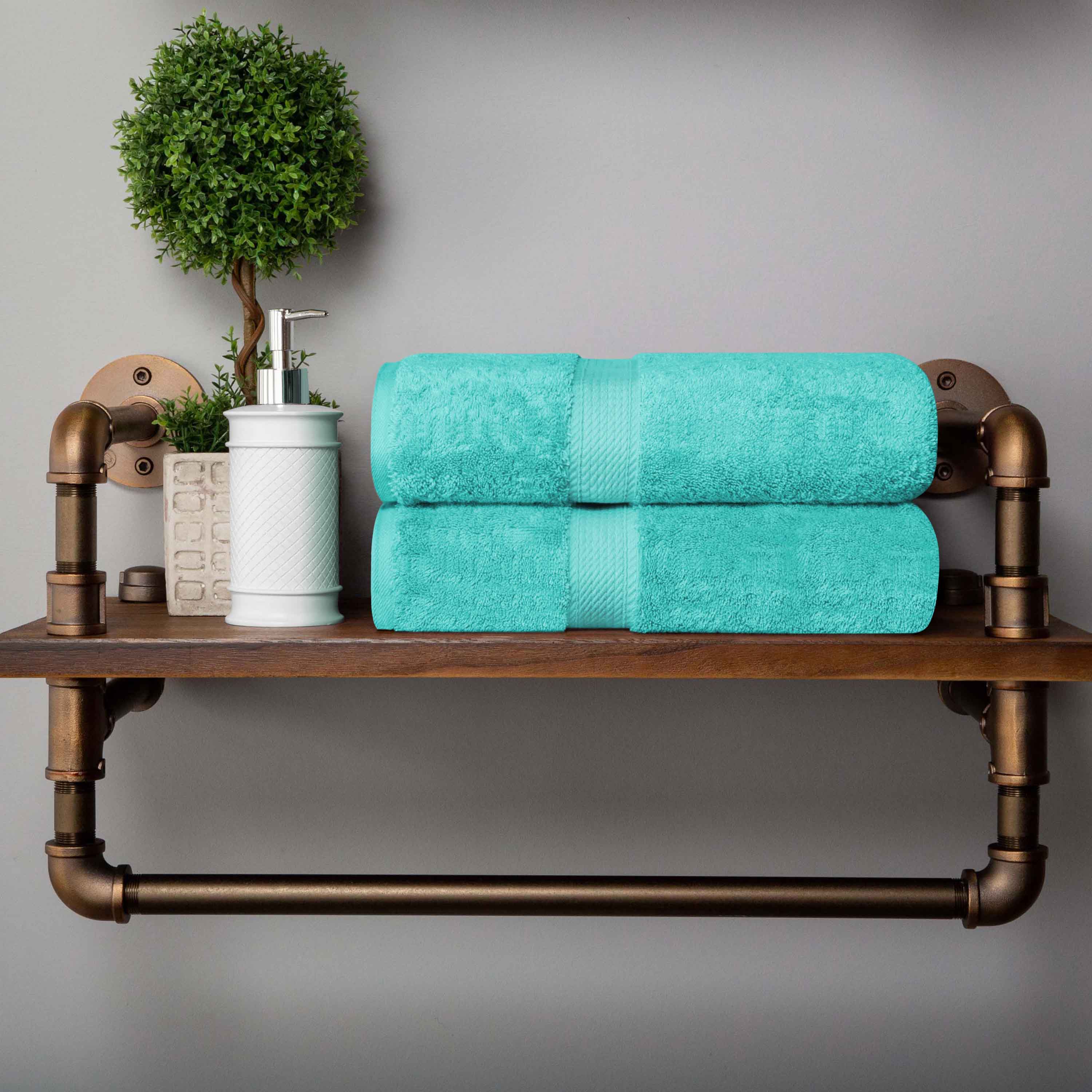 Madison Egyptian Cotton Pile 2 Piece Bath Towel Set - Blue Nile Mills