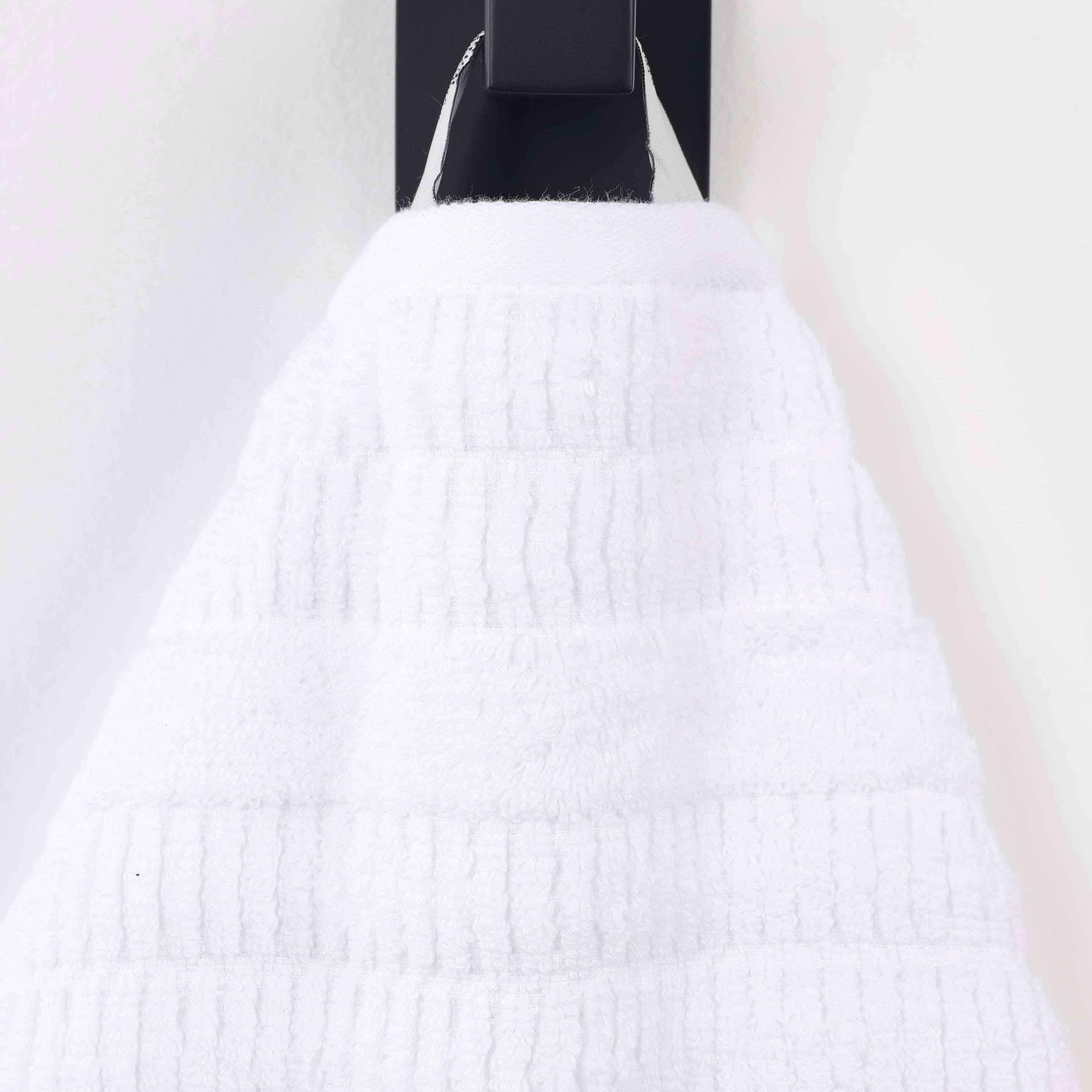 Mika Smart Twist Cotton Solid Vertical Ribbed Bath Sheets, Set of 2 - Blue Nile Mills