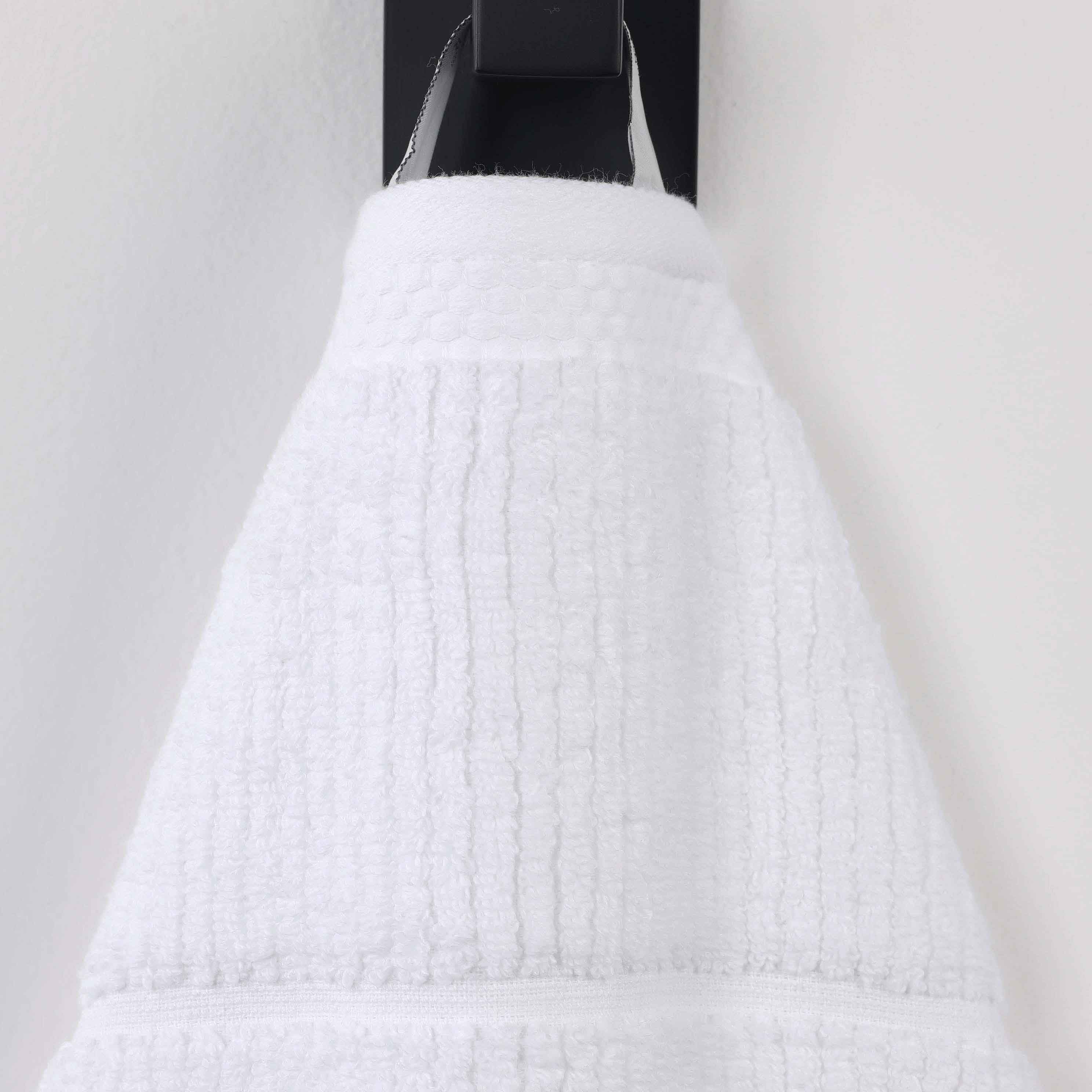 Milo Smart Twist Cotton Solid Ribbed Design 6 Piece Towel Set - Blue Nile Mills