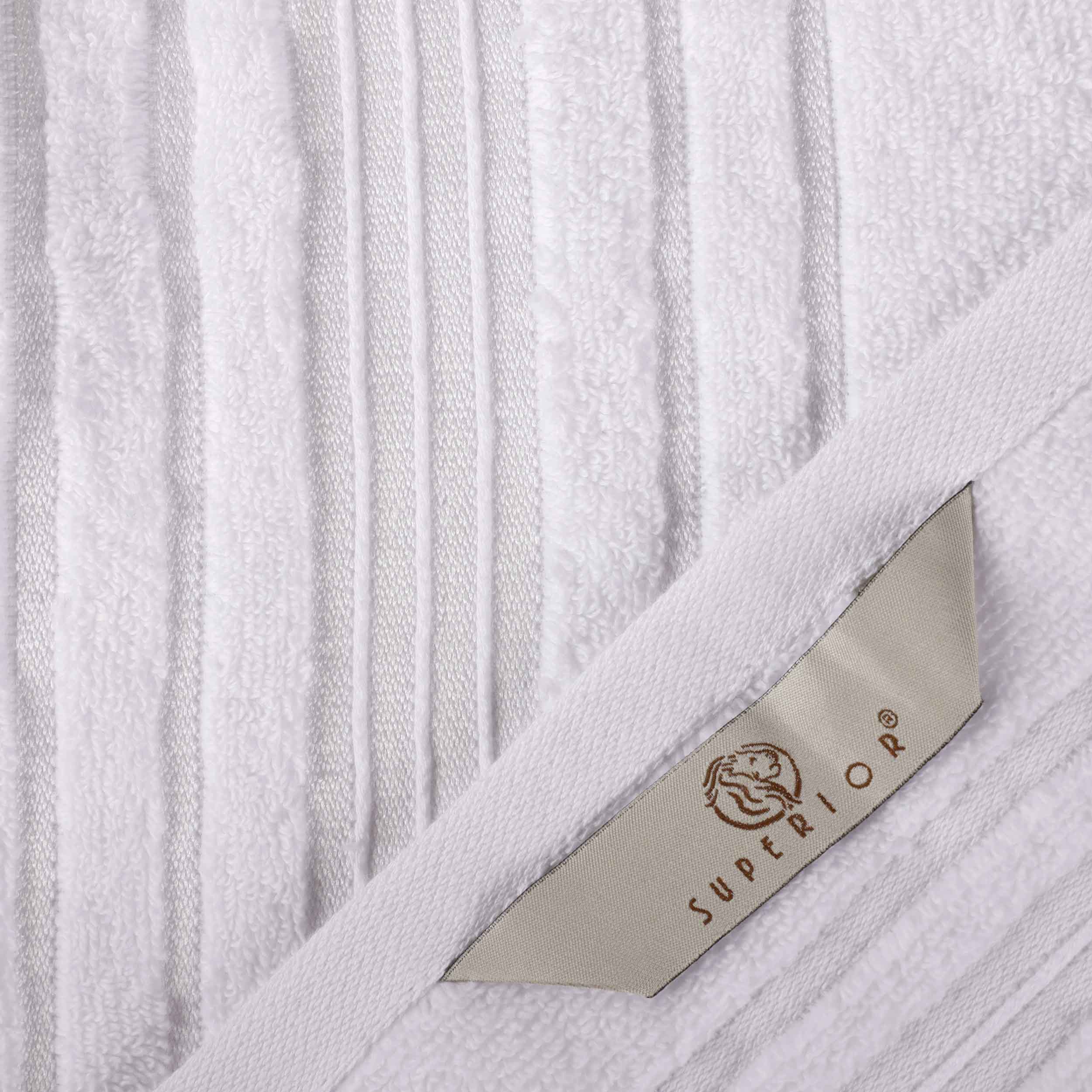 Sadie Zero Twist Cotton Solid and Jacquard Floral Hand Towel Set of 6 - Blue Nile Mills