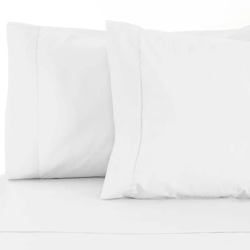 Egyptian Cotton 530 Thread Count 2 Piece Solid Pillowcases - Blue Nile Mills