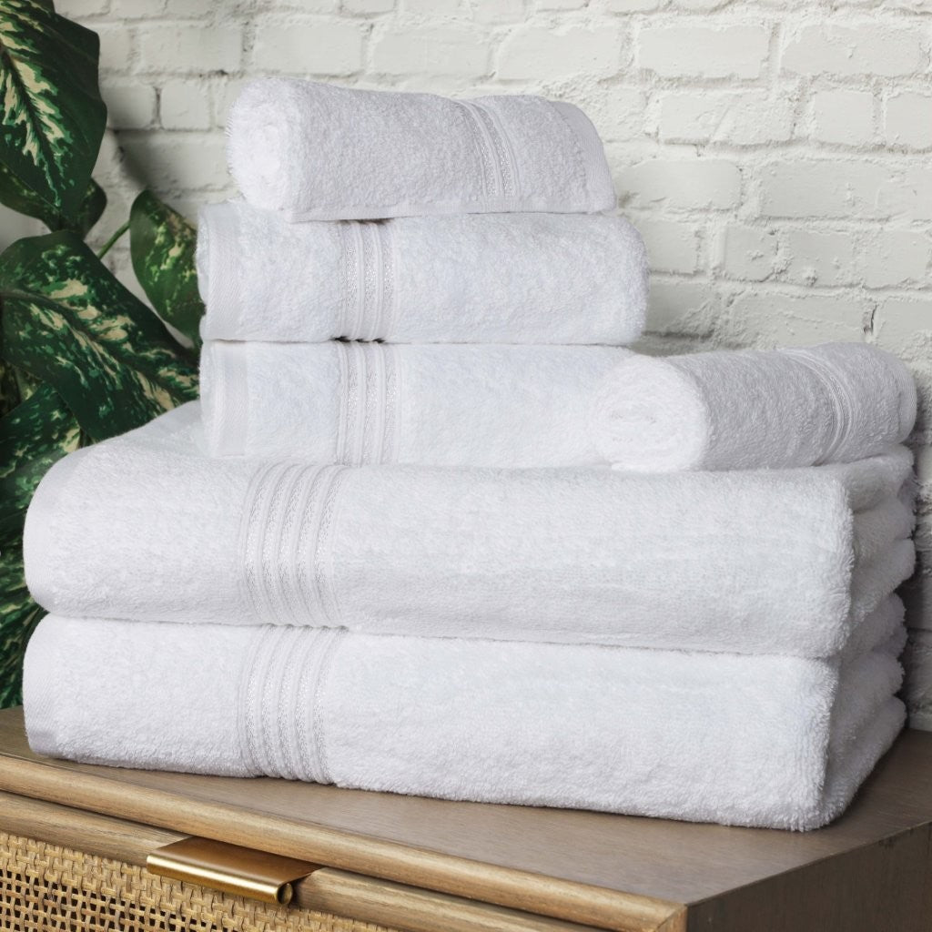 Heritage Egyptian Cotton 6 Piece Towel Set - Blue Nile Mills