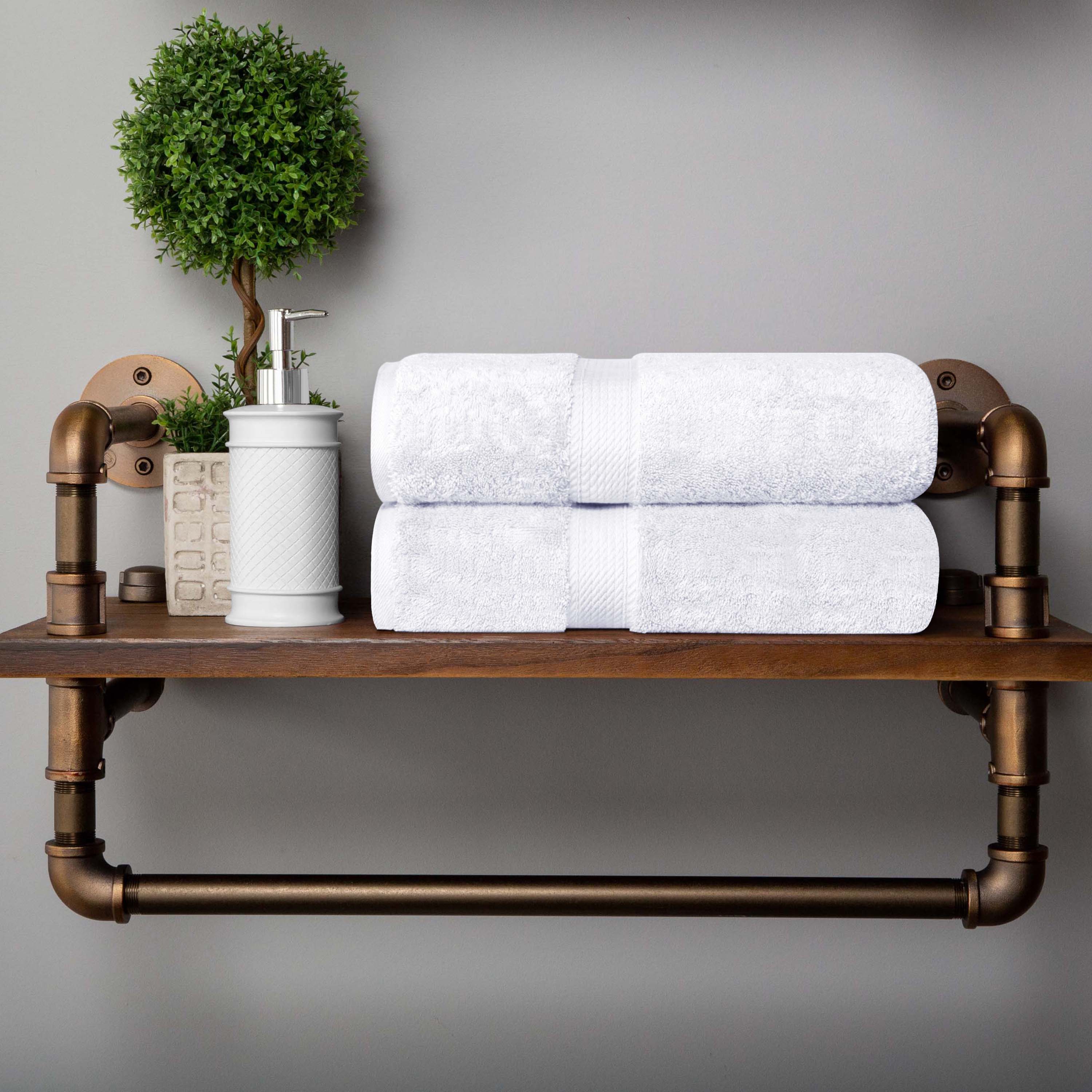 Madison Egyptian Cotton Pile 2 Piece Bath Towel Set - Blue Nile Mills