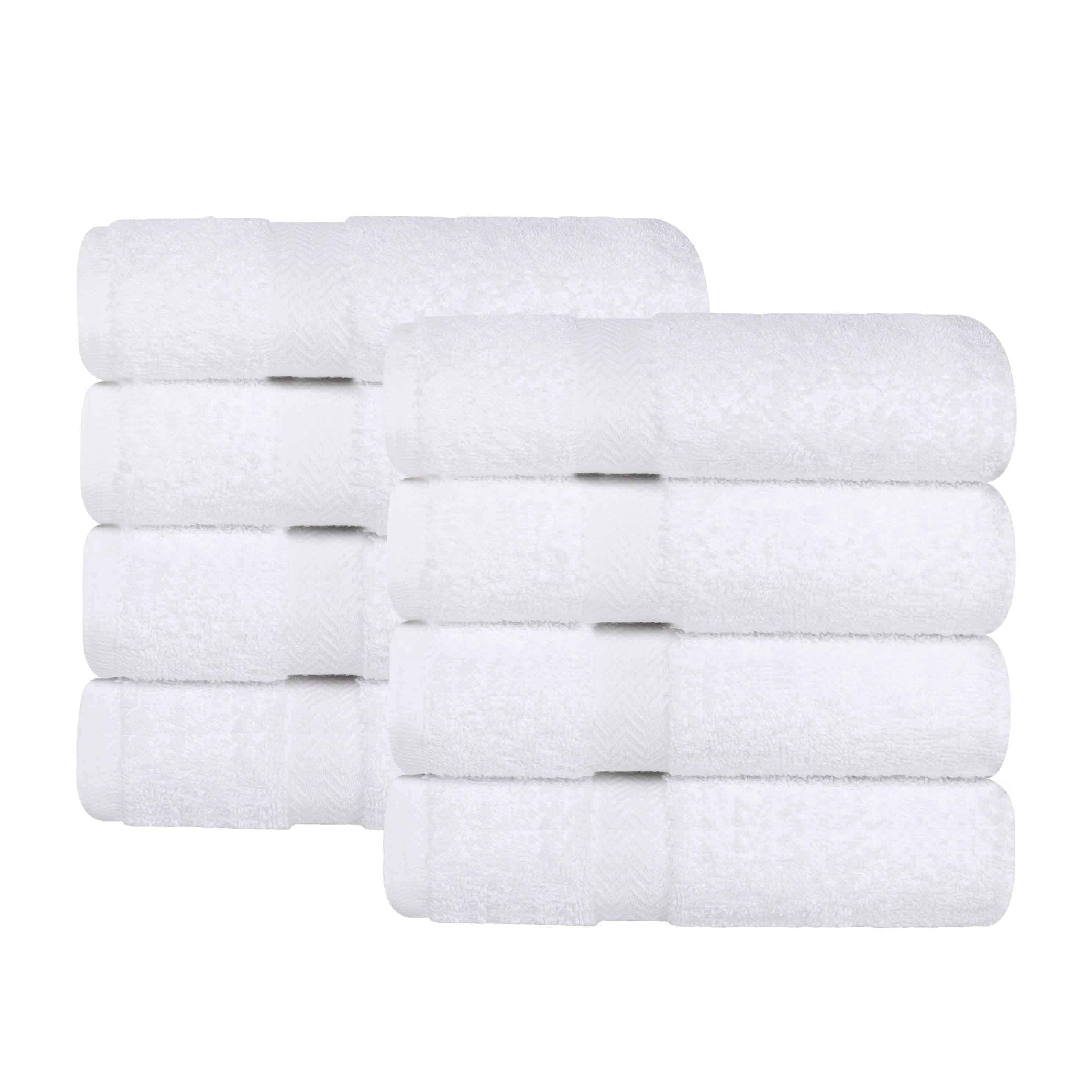 Franklin Cotton Eco Friendly 8 Piece Hand Towel Set - Blue Nile Mills