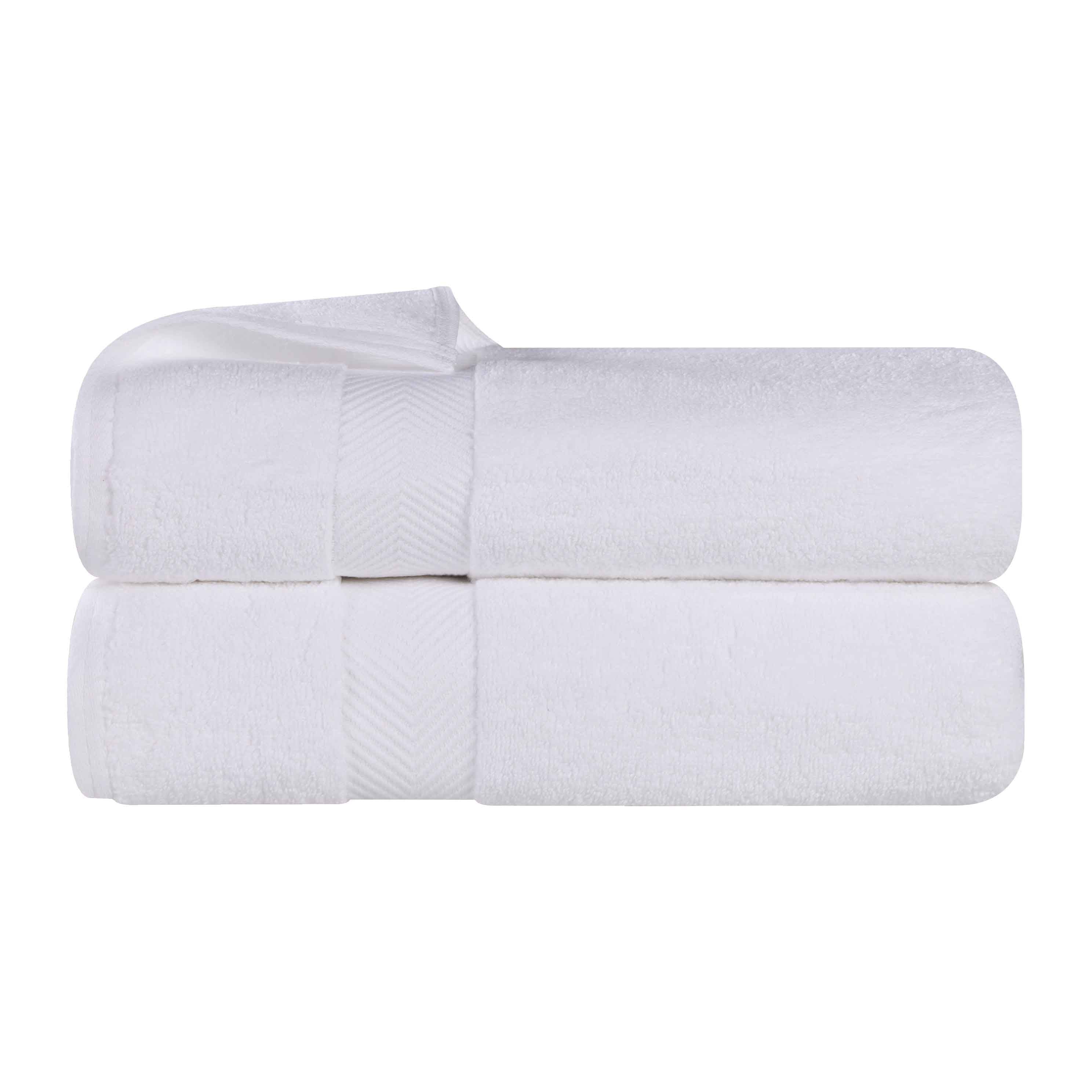 Zero Twist Cotton 2 Piece Bath Towel Set - Blue Nile Mills