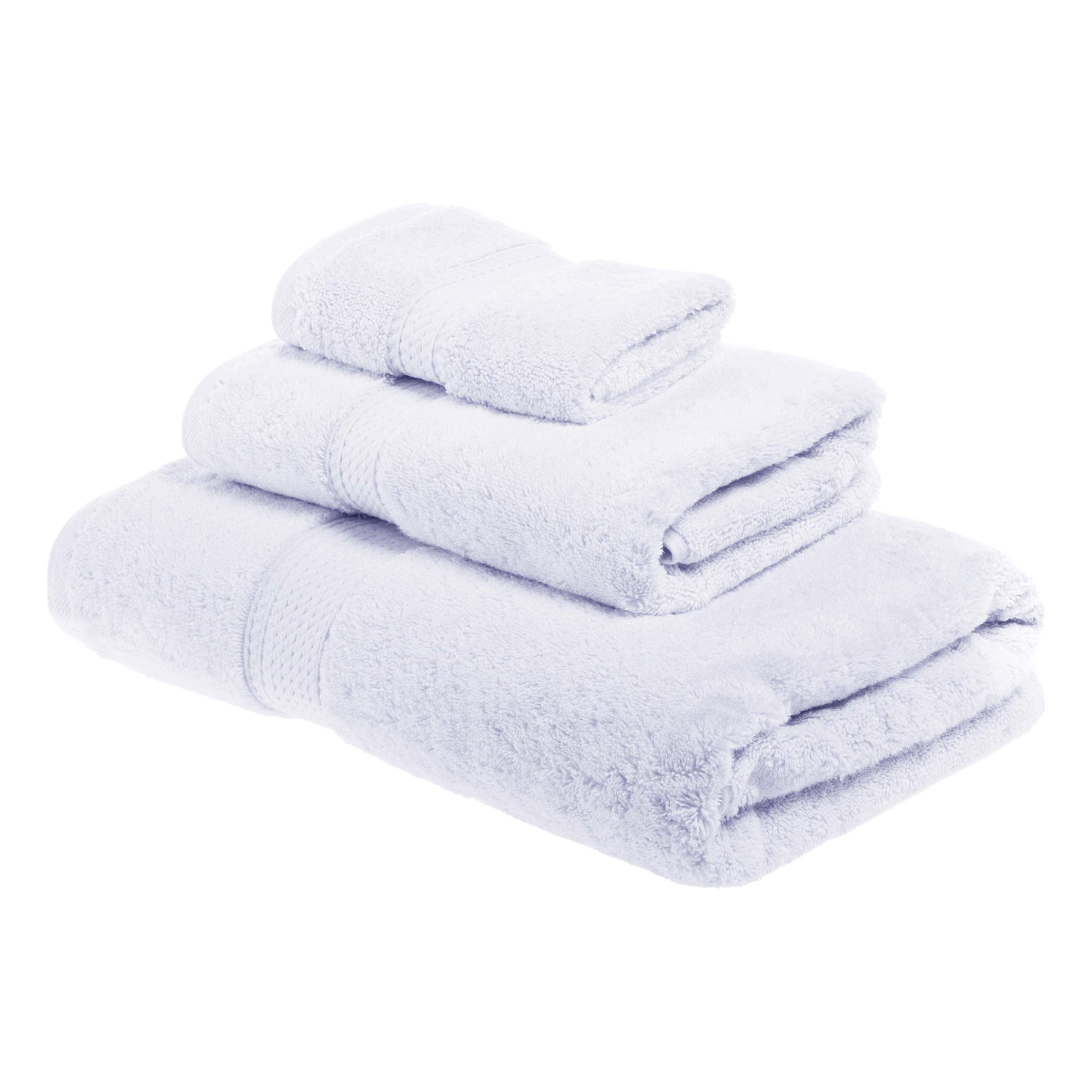 Egyptian Cotton Pile Plush Heavyweight Luxury Soft 3-Piece Towel Set - Blue Nile Mills