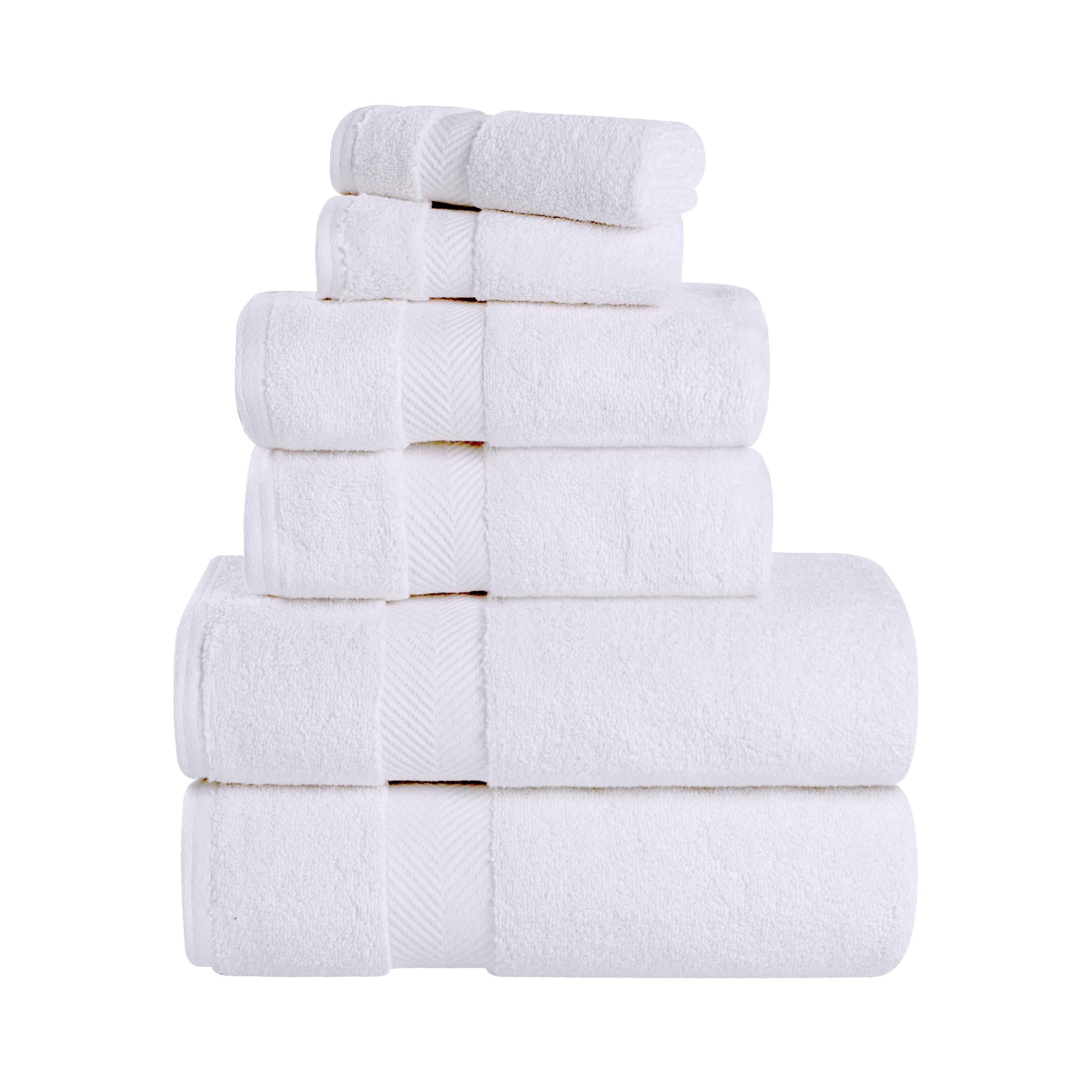 Zurich Cotton Zero Twist 6 Piece Towel Set - Blue Nile Mills