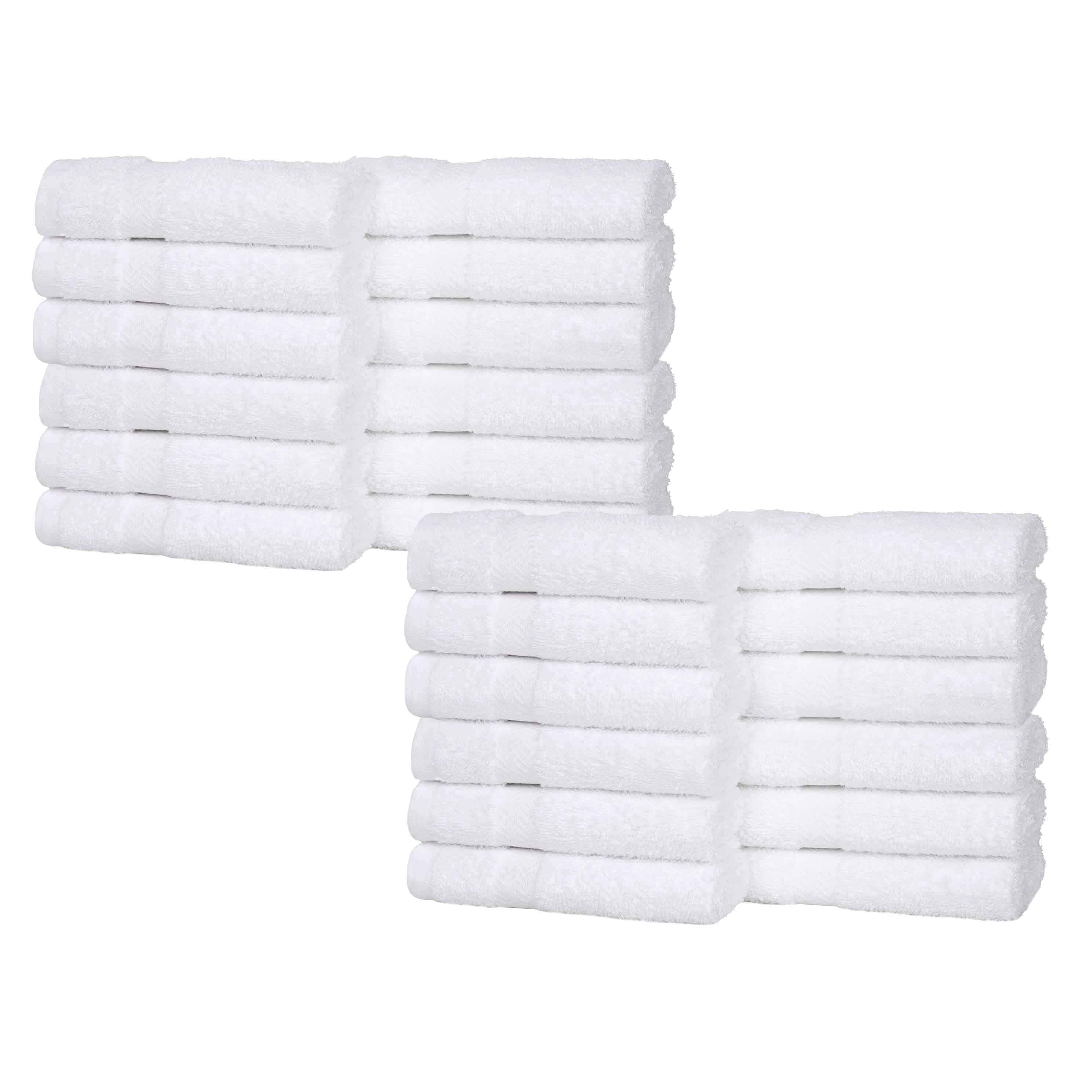 Franklin Cotton Eco Friendly 24 Piece Face Towel Set - Blue Nile Mills