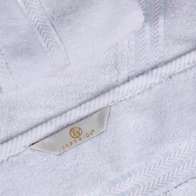 Turkish Cotton Ultra-Plush Solid 2-Piece Highly Absorbent Bath Sheet Set - Blue Nile Mills