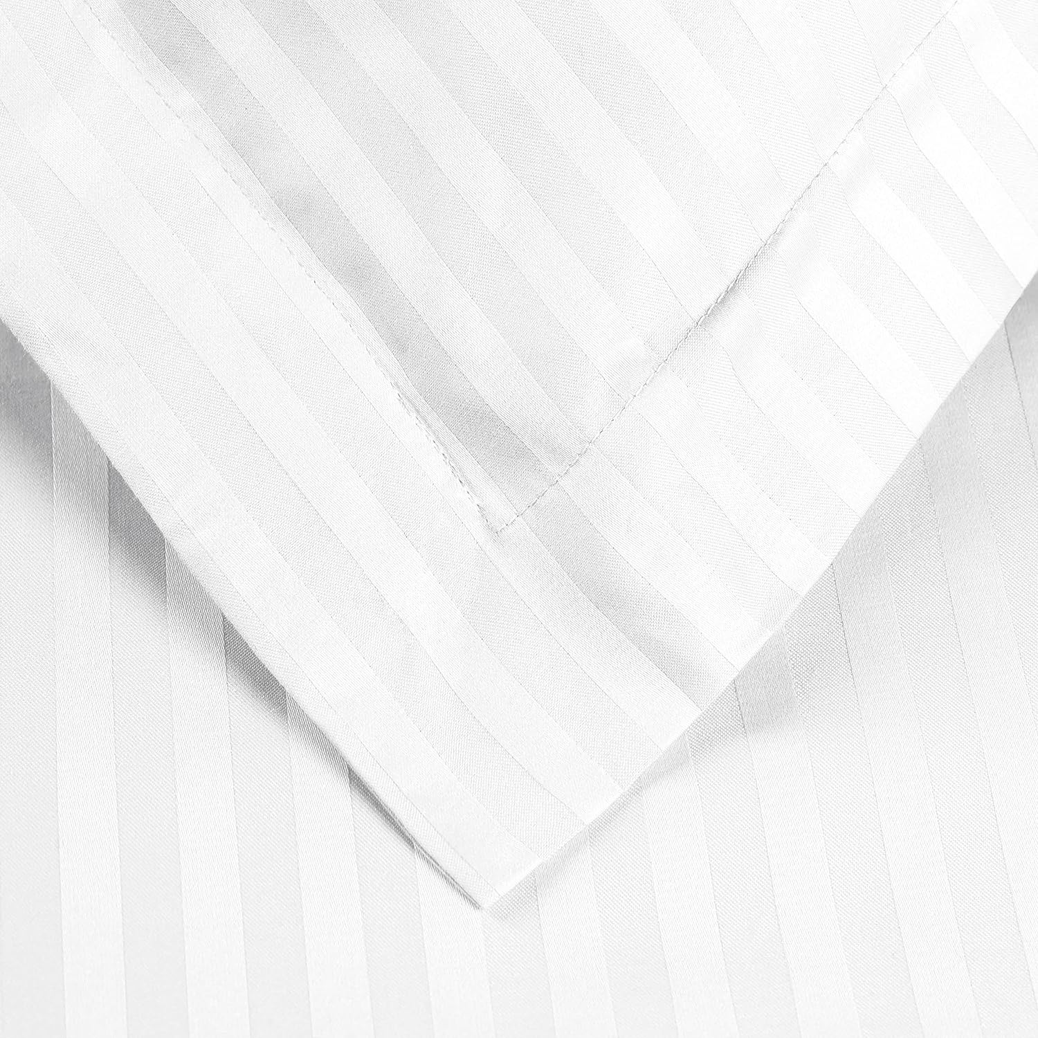 Egyptian Cotton 300 Thread Count Striped Duvet Cover Set - Blue Nile Mills