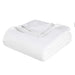 All-Season Chevron Cotton Bed Blanket & Sofa Throw - White