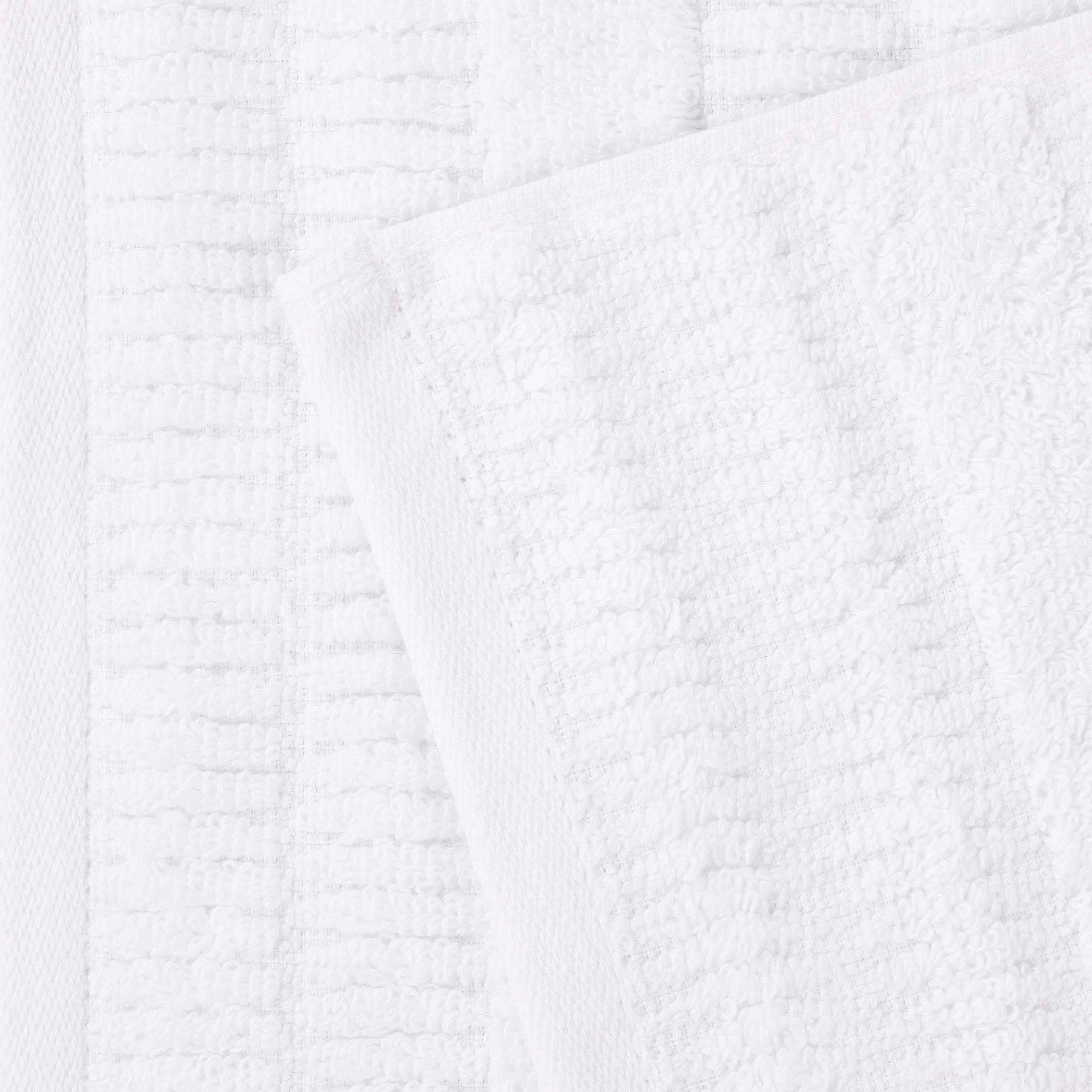 Mika Smart Twist Cotton Solid Vertical Ribbed Bath Towels, Set of 2 - Blue Nile Mills