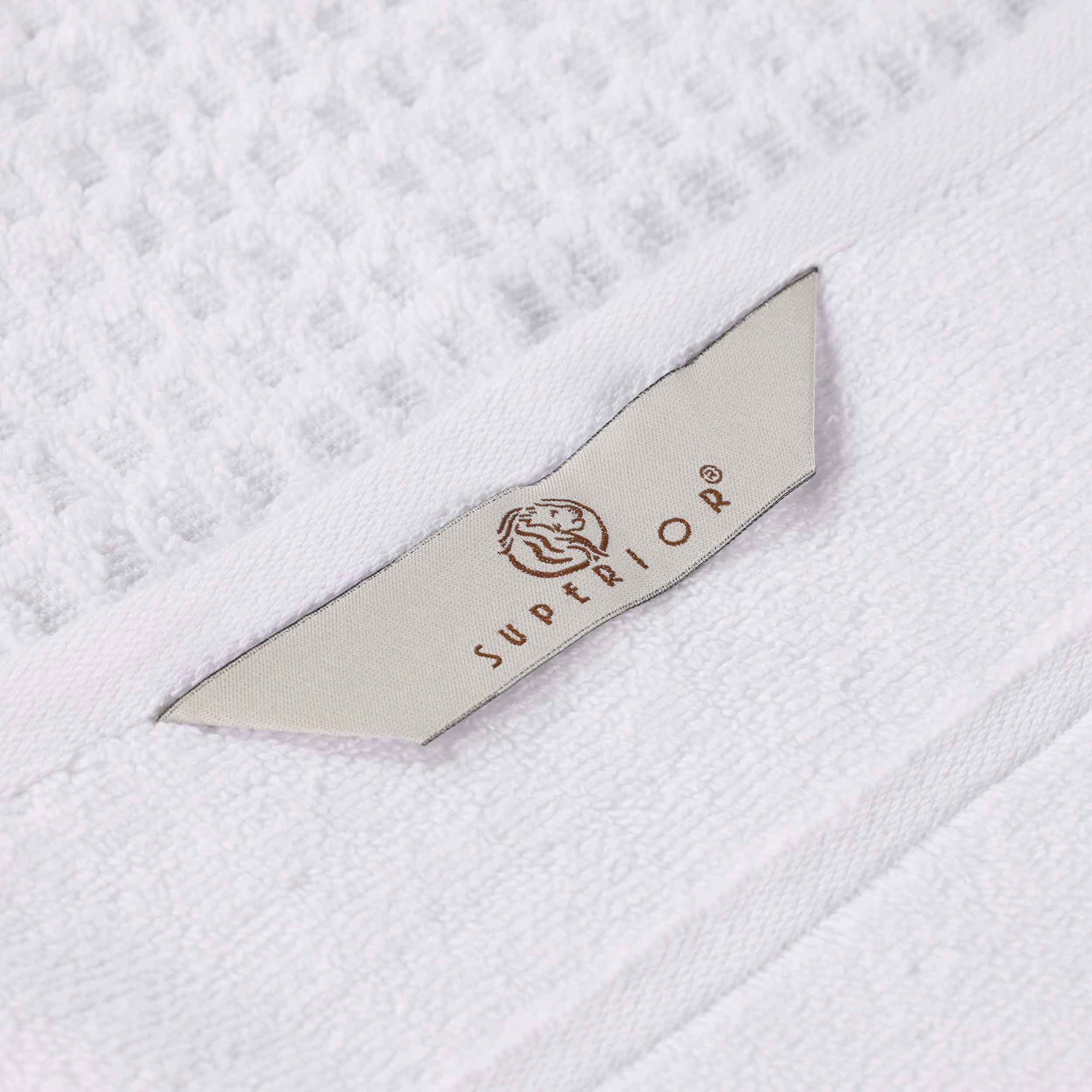 Zero Twist Cotton Waffle Honeycomb Soft Absorbent 12-Piece Towel Set - Blue Nile Mills