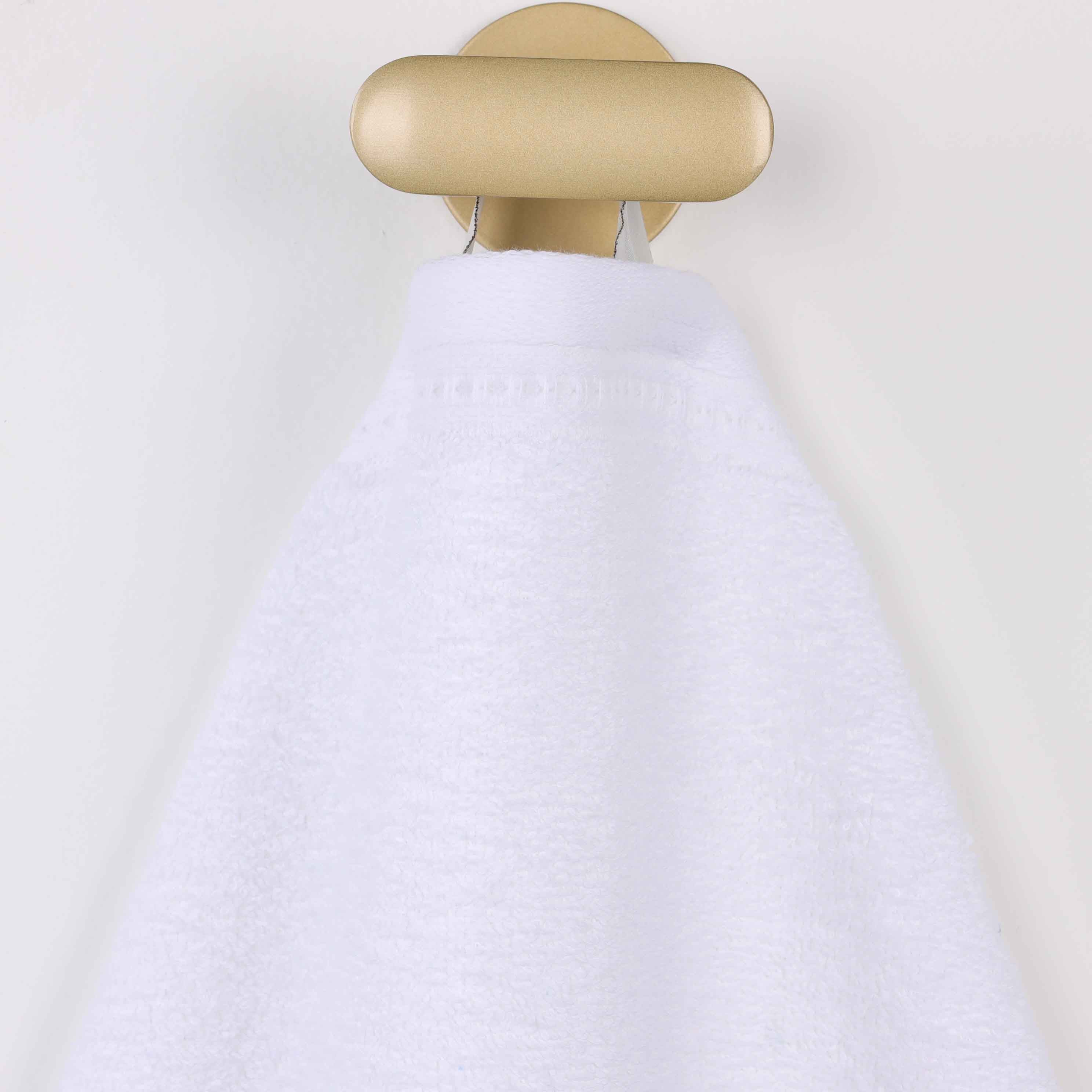 Honeycomb Textured Waffle Border Luxury Cotton Hand Towels, Set of 6 - Blue Nile Mills