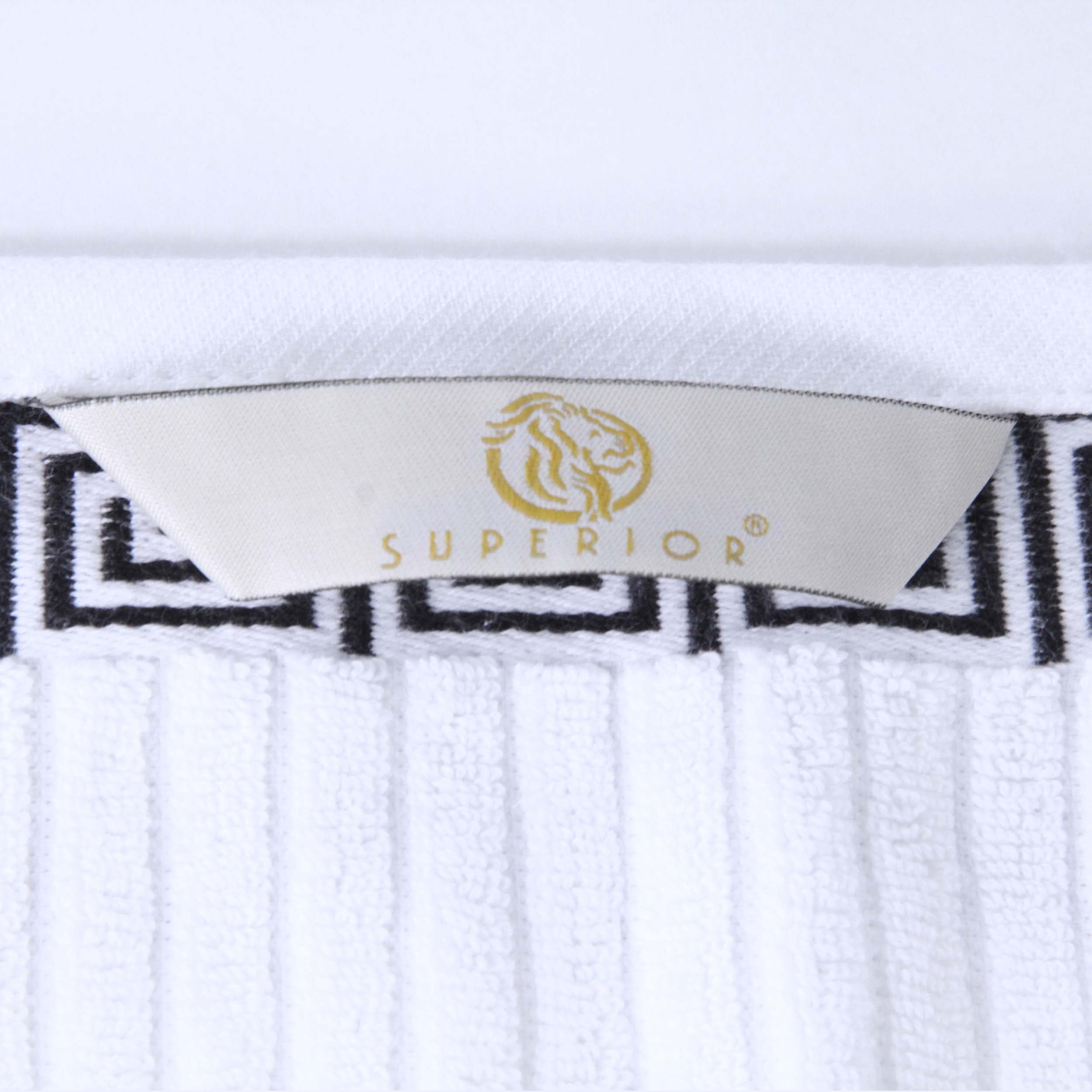 Athens Cotton Greek Scroll and Floral 6-Piece Assorted Towel Set - Blue Nile Mills