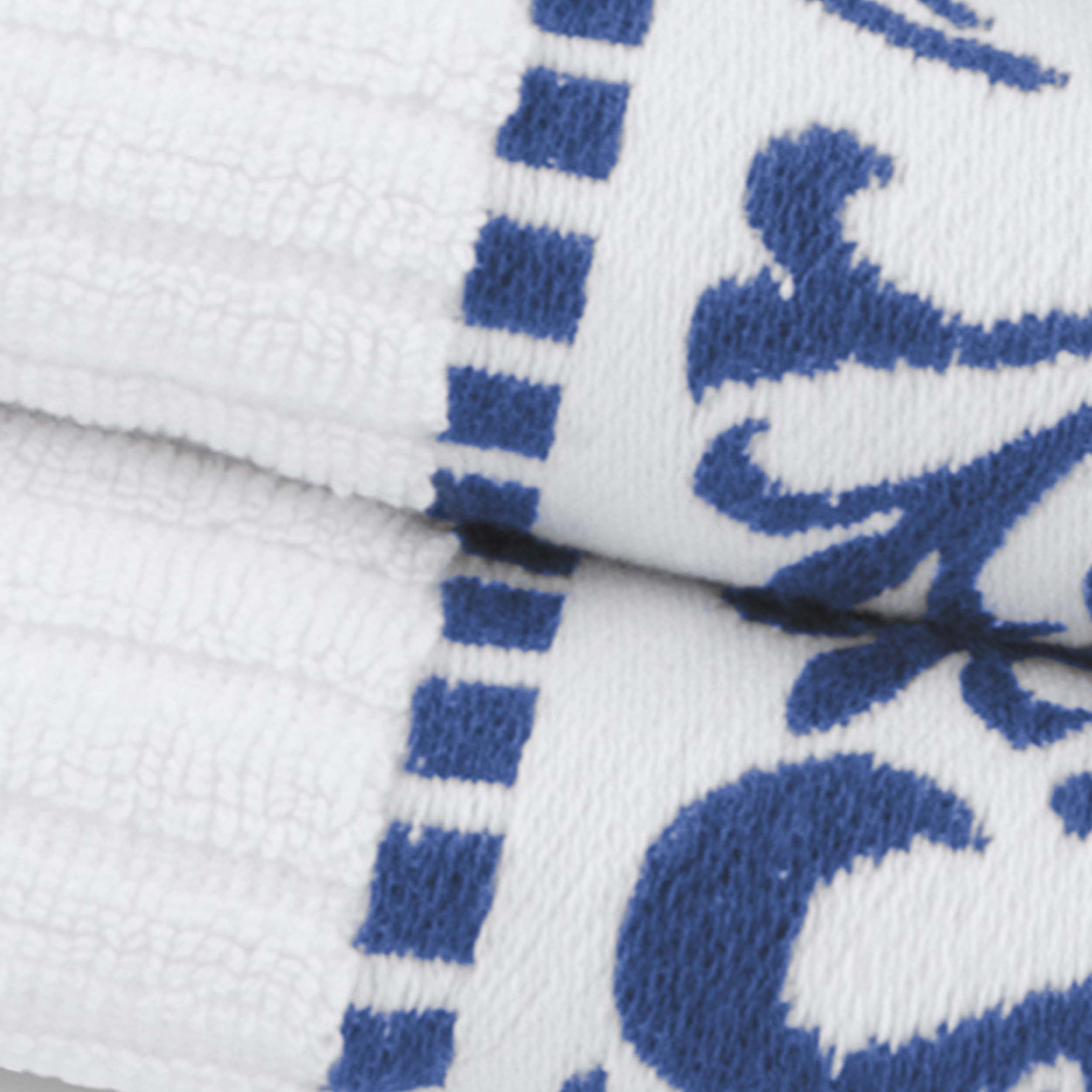 Athens Cotton Greek Scroll and Floral 6-Piece Assorted Towel Set - Blue Nile Mills