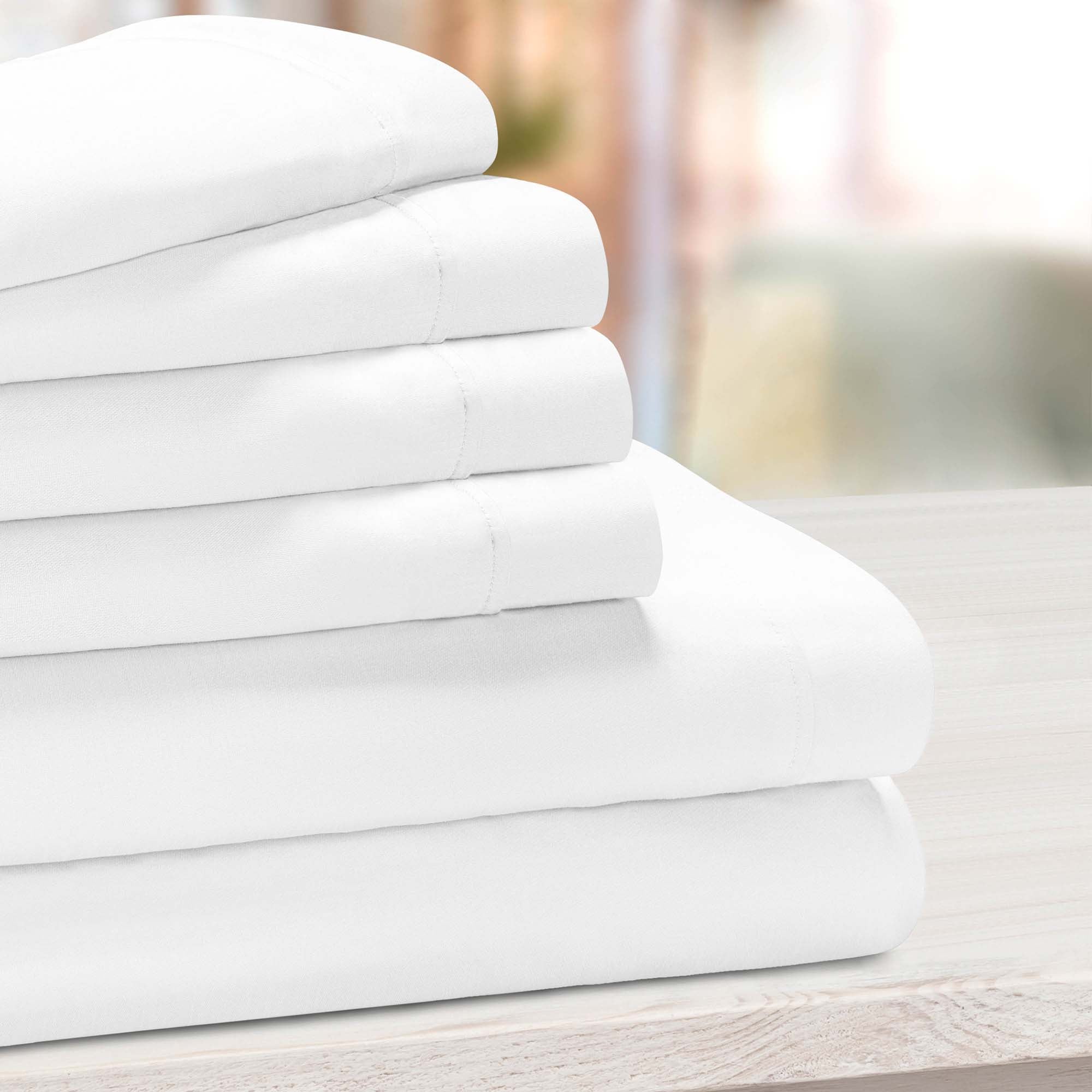 1000 Thread Count Cotton Rich Solid Deep Pocket Bed Sheet Set - Blue Nile Mills