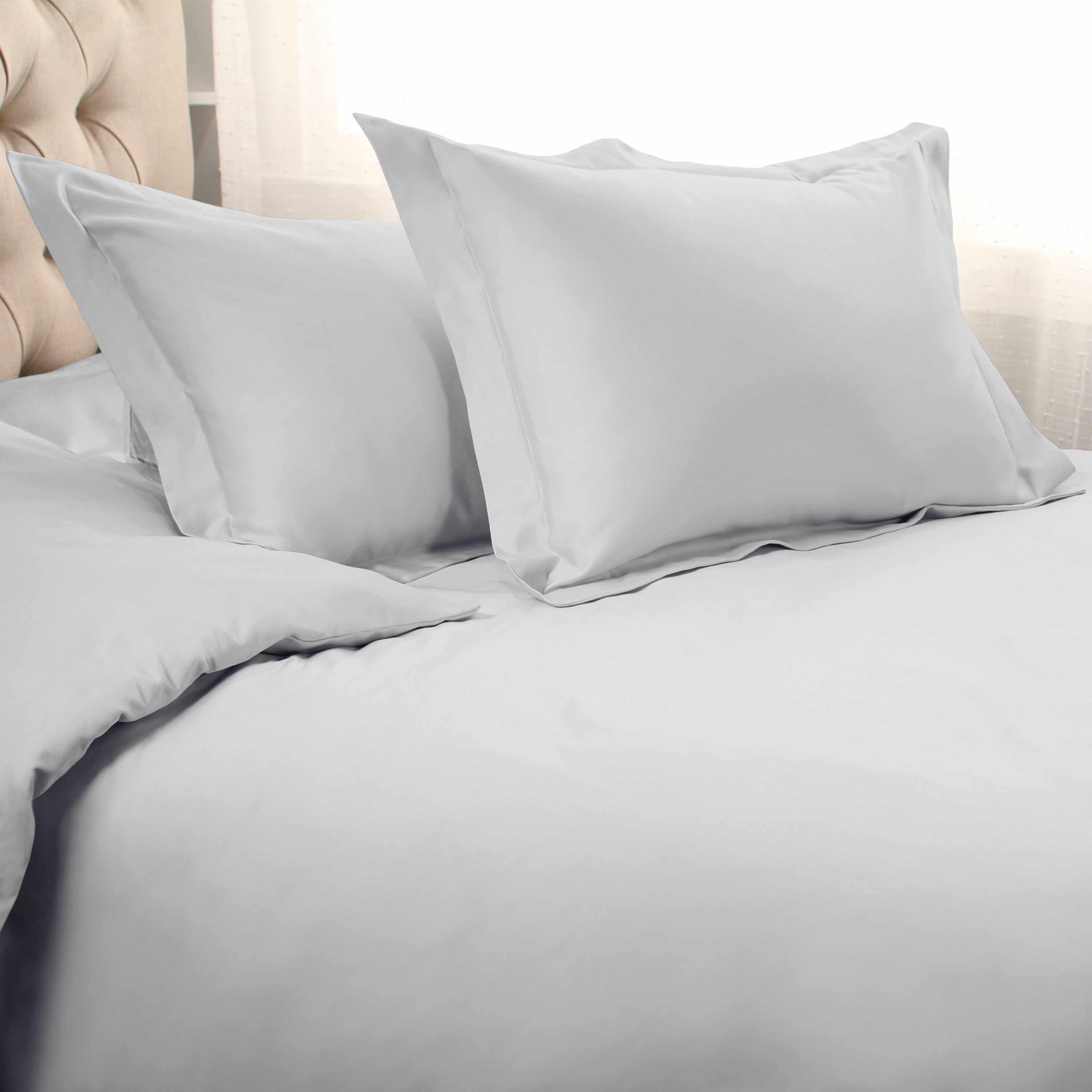 1500 Thread Count Egyptian Cotton Solid Duvet Cover Set - Blue Nile Mills