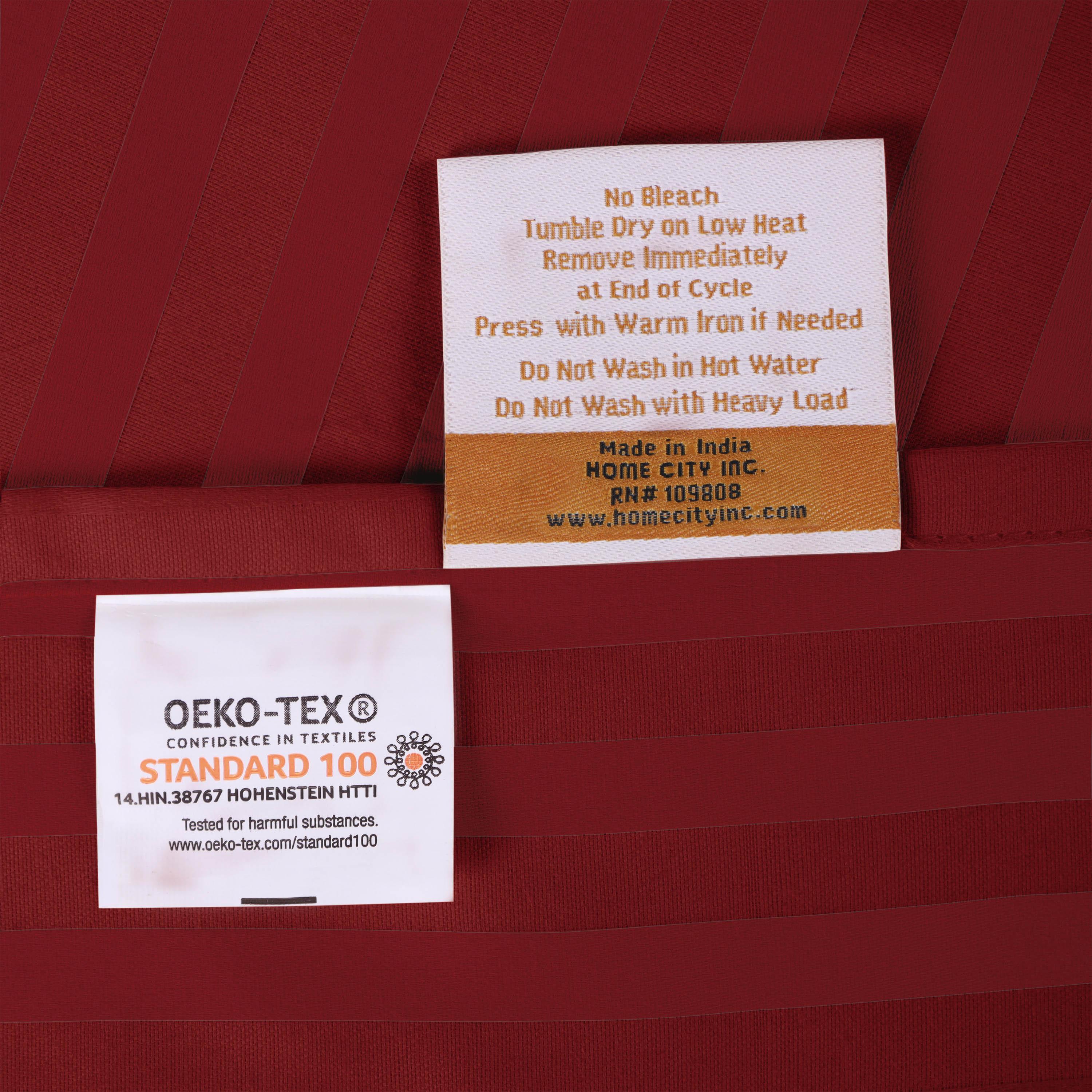 Egyptian Cotton 300 Thread Count Striped Deep Pocket Sheet Set - Blue Nile Mills