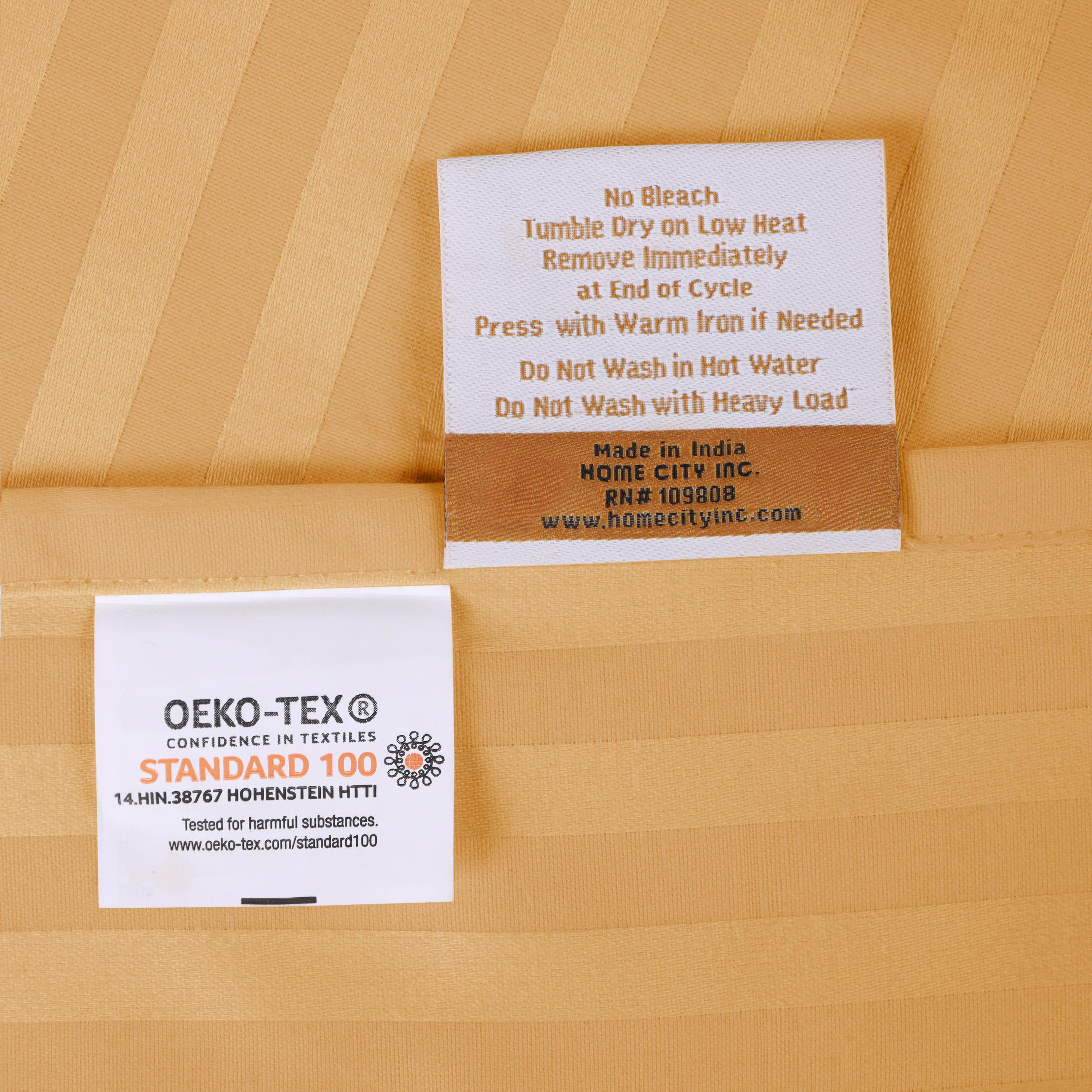 Egyptian Cotton 300 Thread Count Striped Deep Pocket Sheet Set - Blue Nile Mills