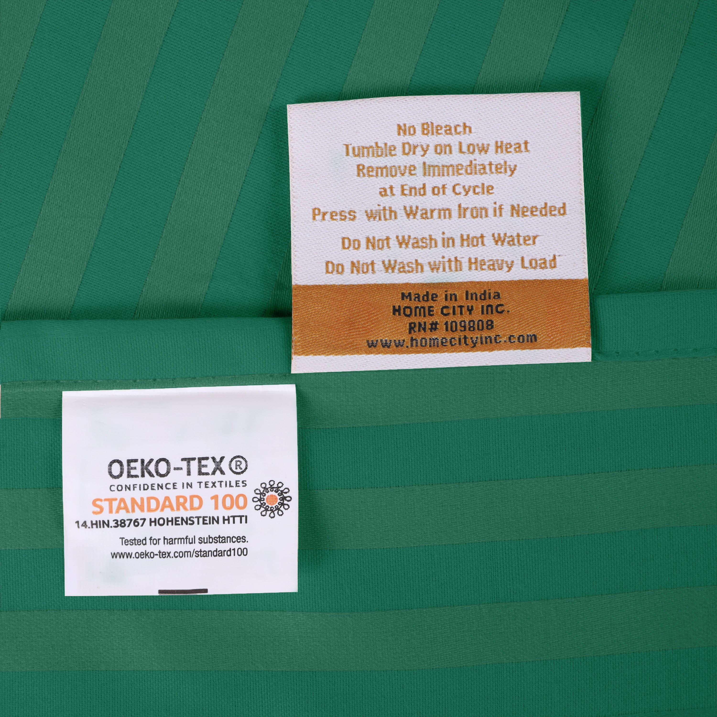 Egyptian Cotton 300 Thread Count Striped Deep Pocket Sheet Set - Blue Nile Mills