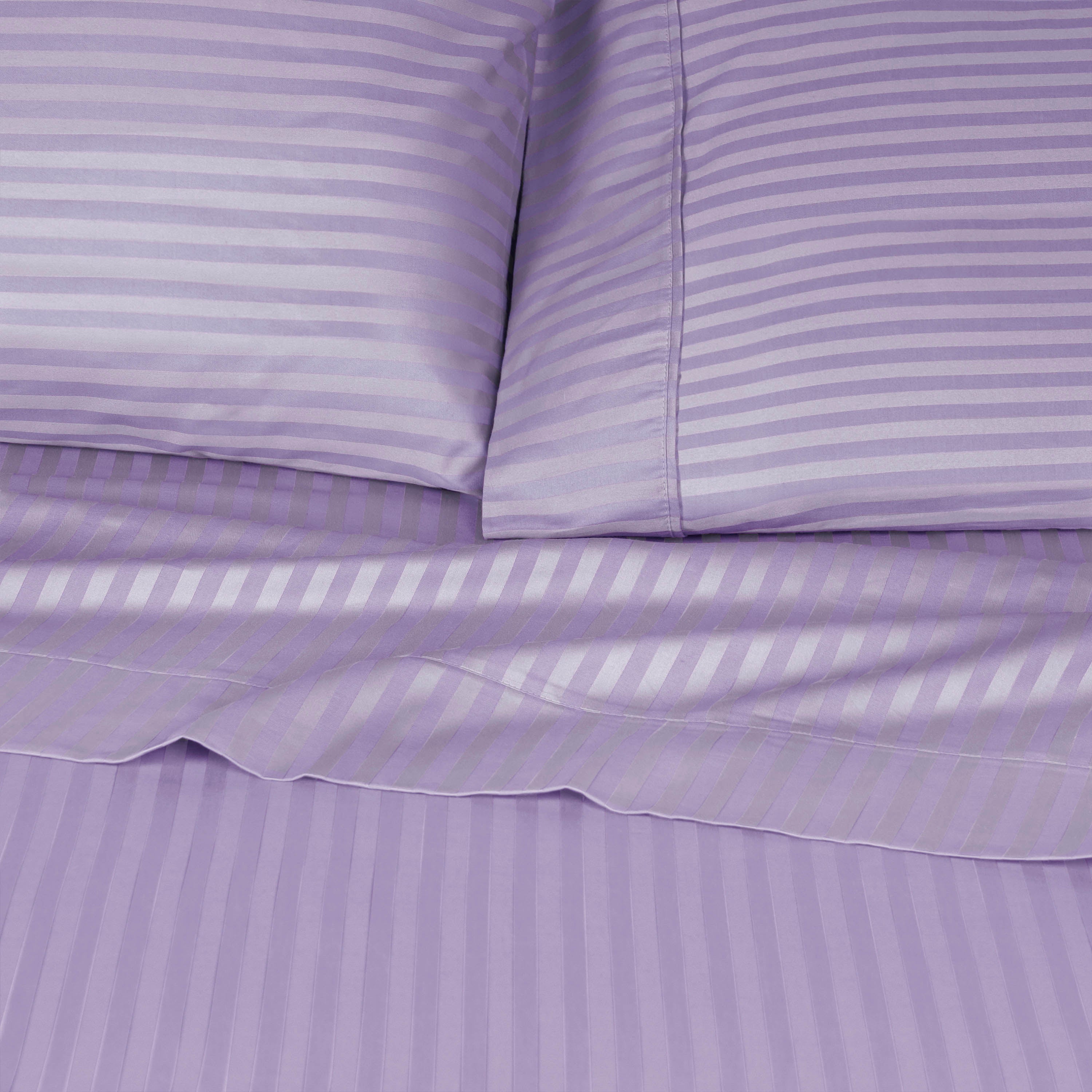 Egyptian Cotton 300 Thread Count Striped Deep Pocket Sheet Set - Blue Nile Mills