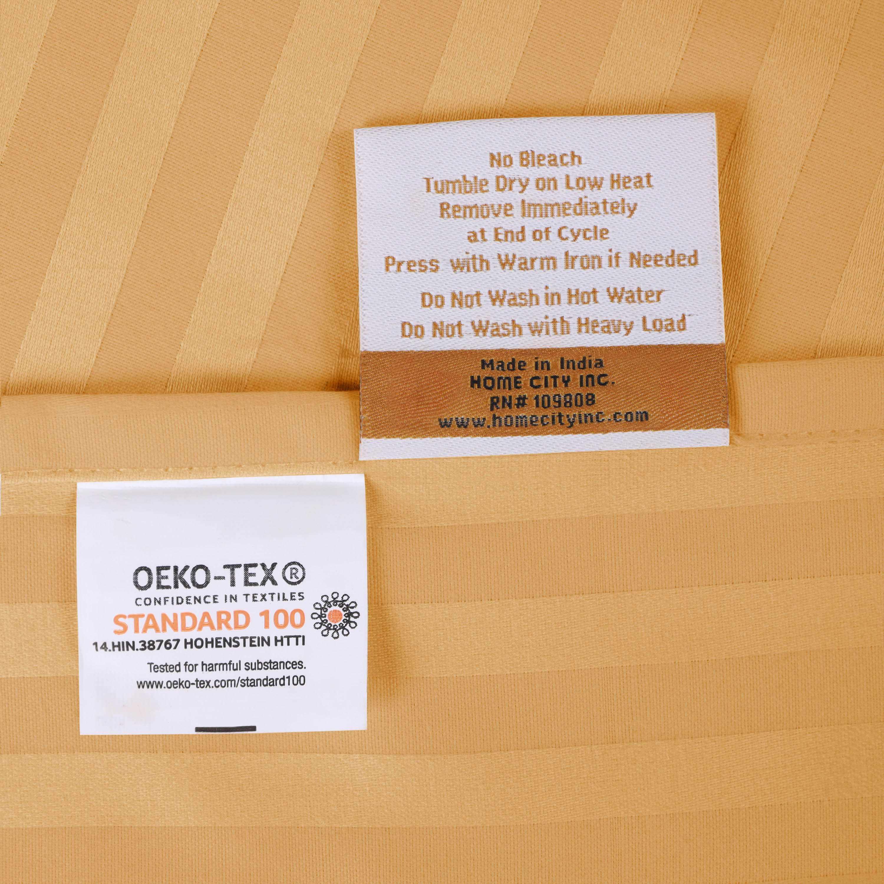 Egyptian Cotton 400 Thread Count Striped Deep Pocket Sheet Set - Blue Nile Mills