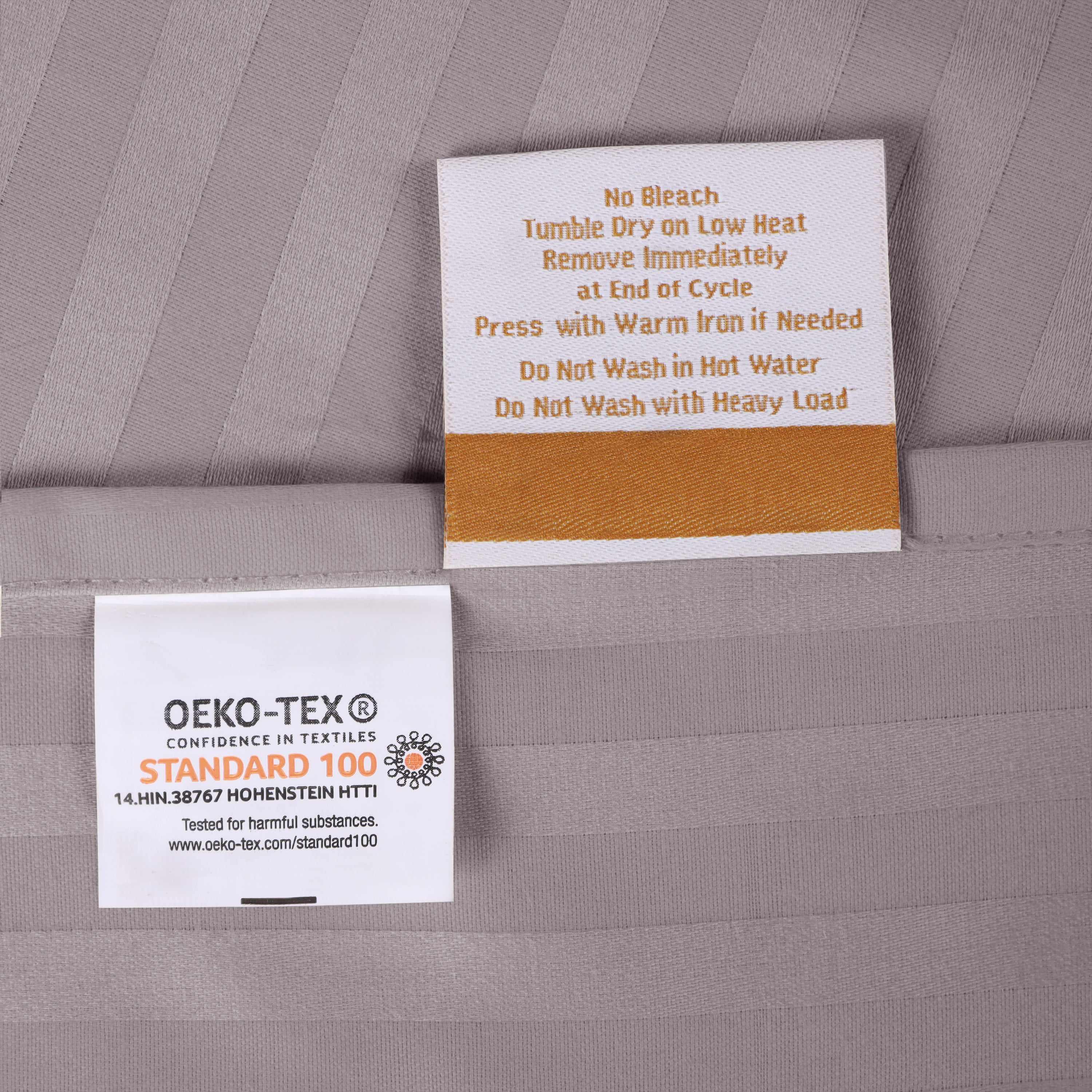 Egyptian Cotton 300 Thread Count Striped Deep Pocket Sheet Set - Blue Nile Mills