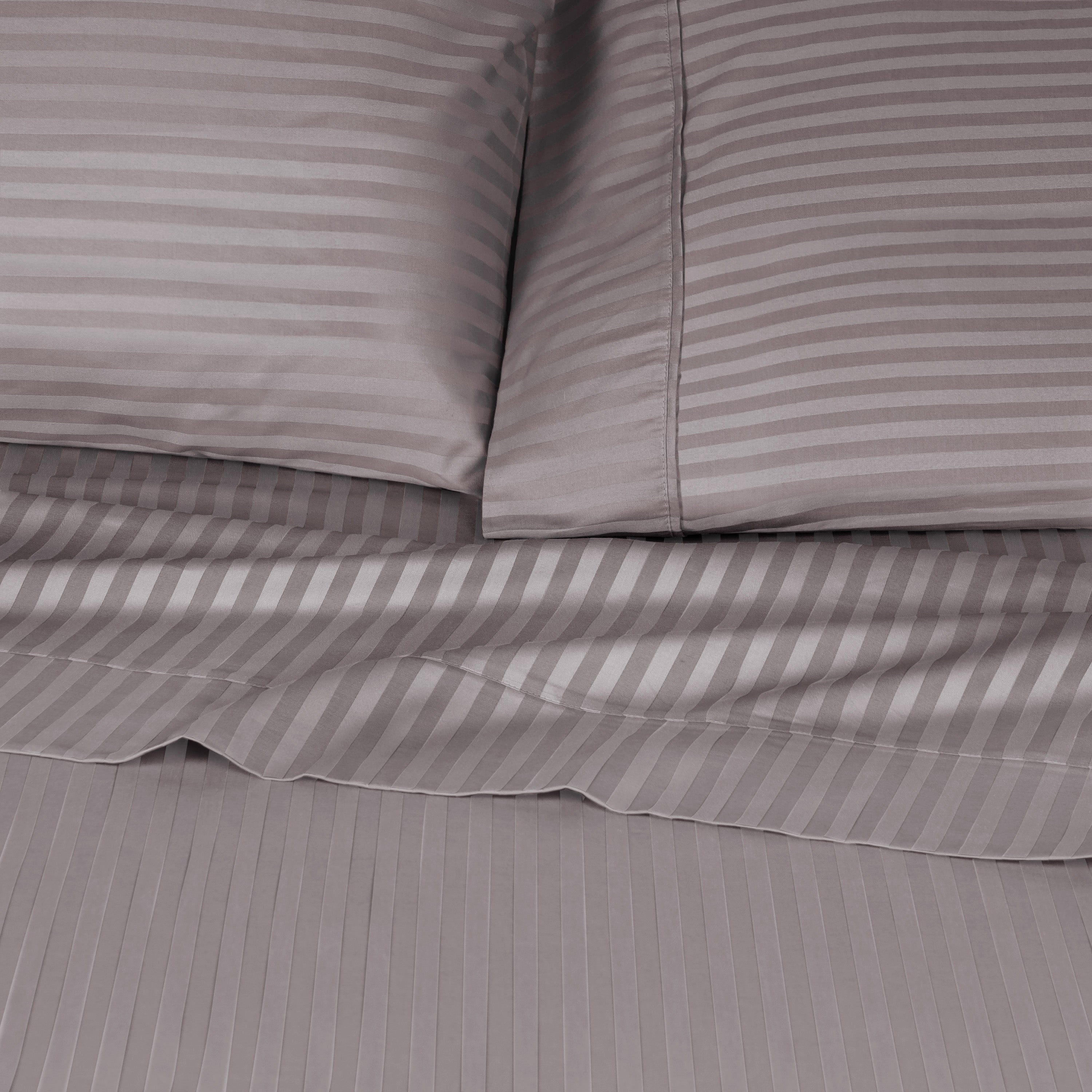 Egyptian Cotton 300 Thread Count Striped Deep Pocket Sheet Set - Blue Nile Mills