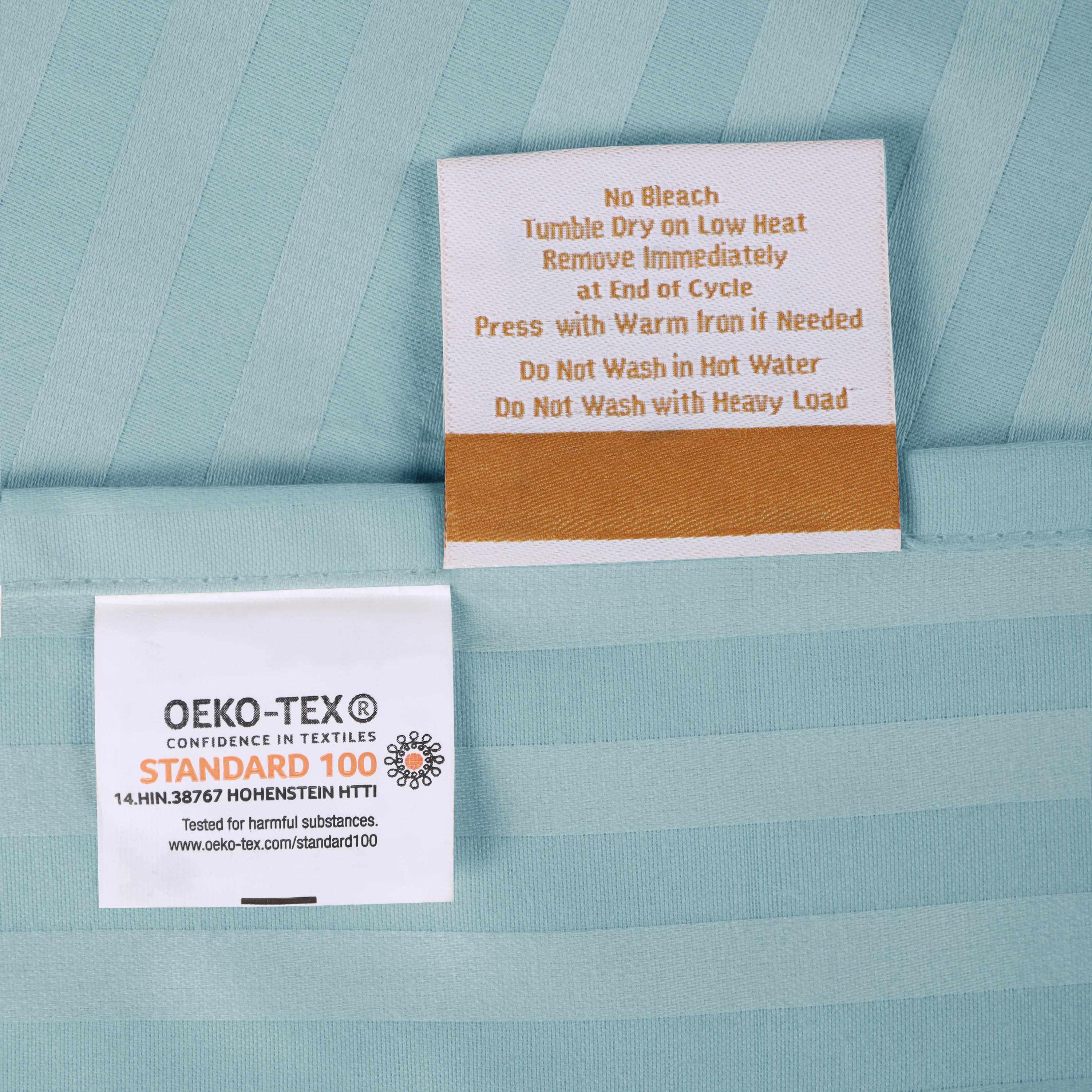 Egyptian Cotton 300 Thread Count Striped Deep Pocket Sheet Set - Blue Nile Mills