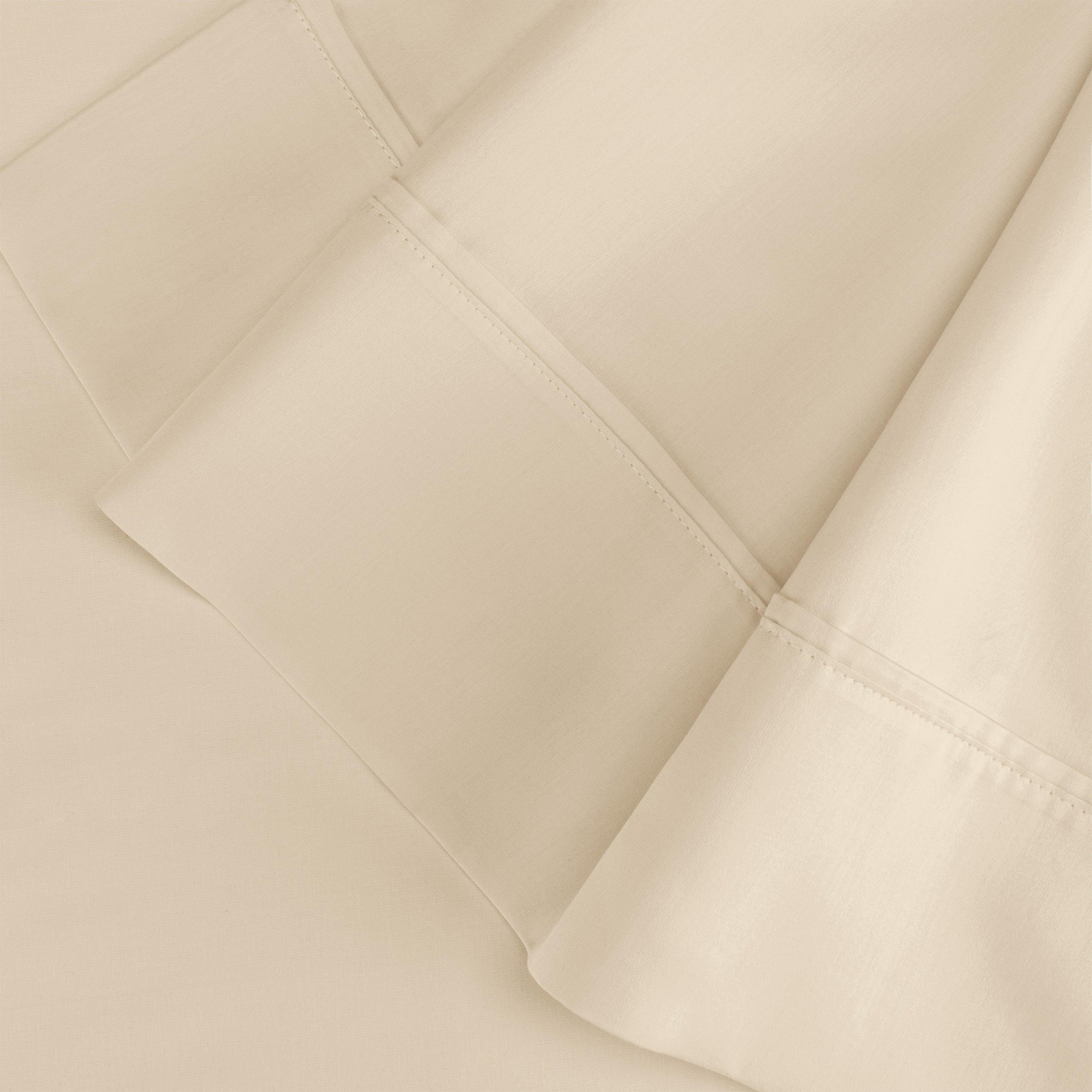 Egyptian Cotton 400 Thread Count Solid Pillowcases, Set of 2 - Blue Nile Mills