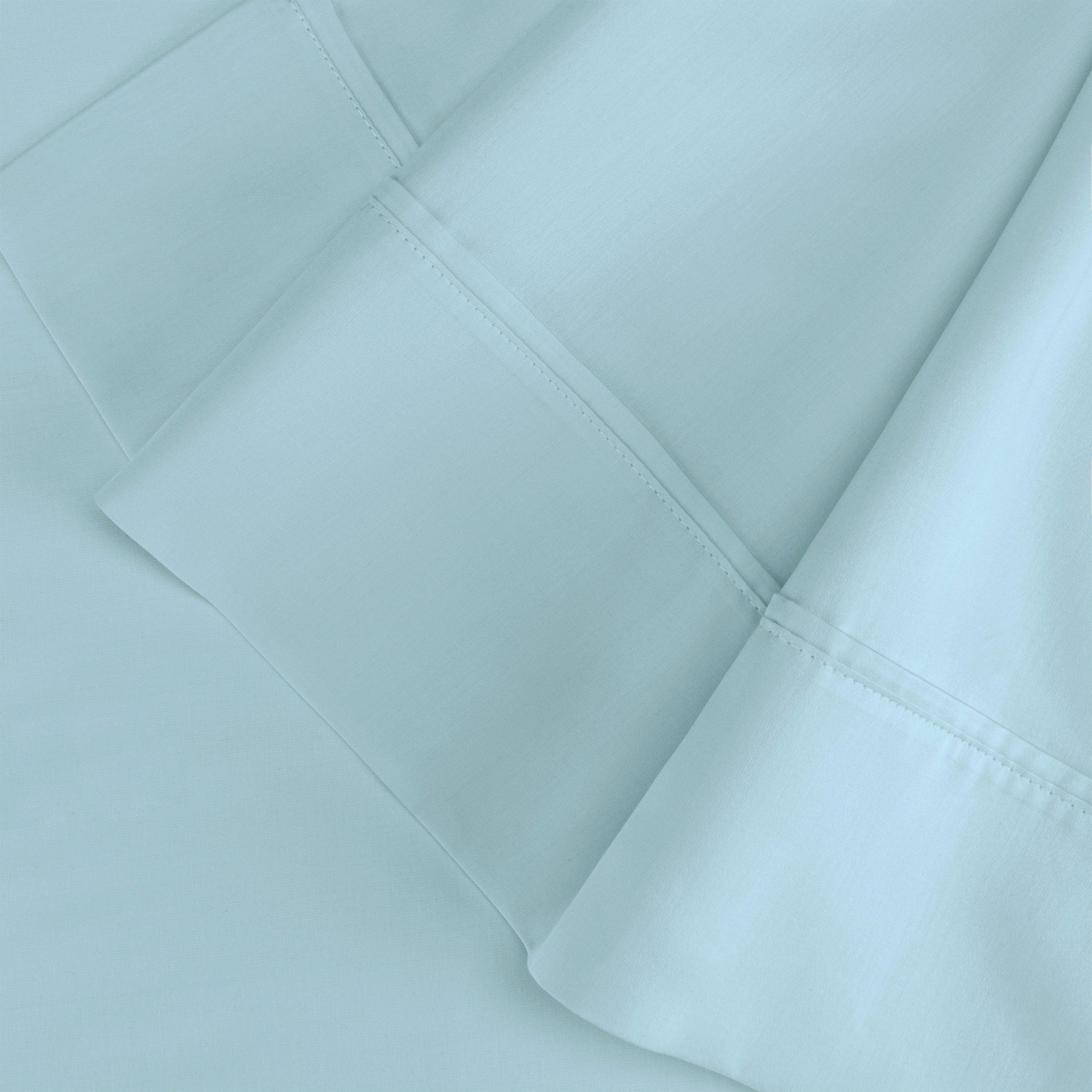 Egyptian Cotton 400 Thread Count Solid Pillowcases, Set of 2 - Blue Nile Mills