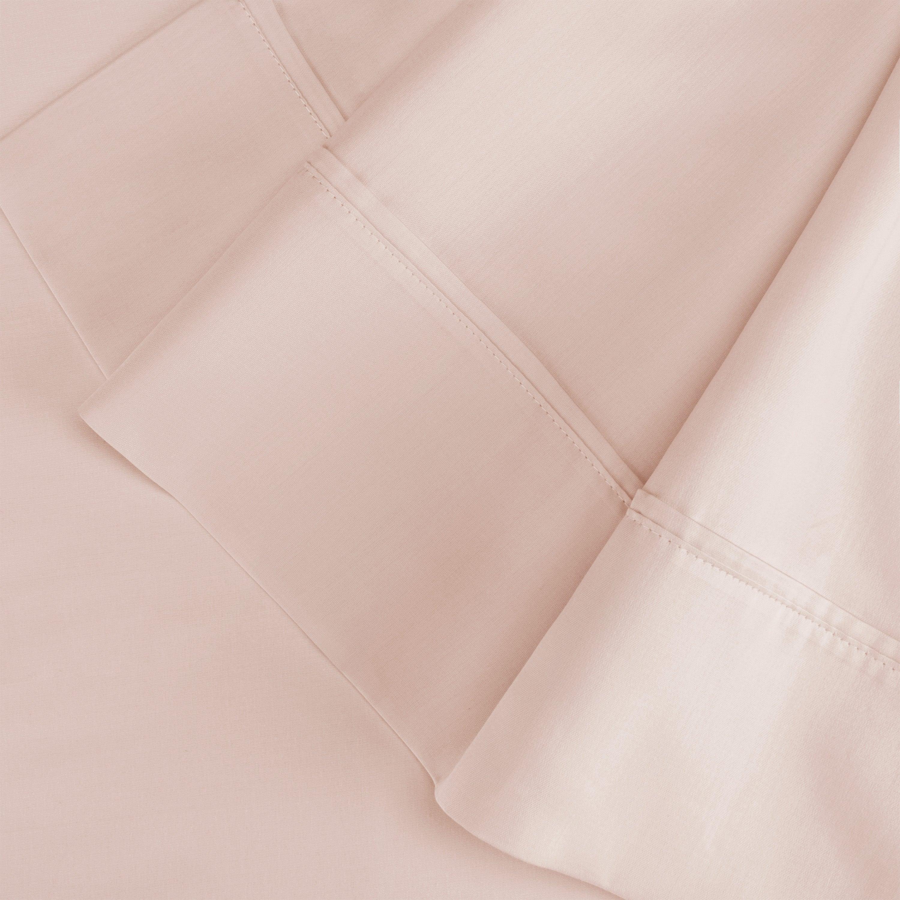 Egyptian Cotton 400 Thread Count Solid Pillowcases, Set of 2 - Blue Nile Mills