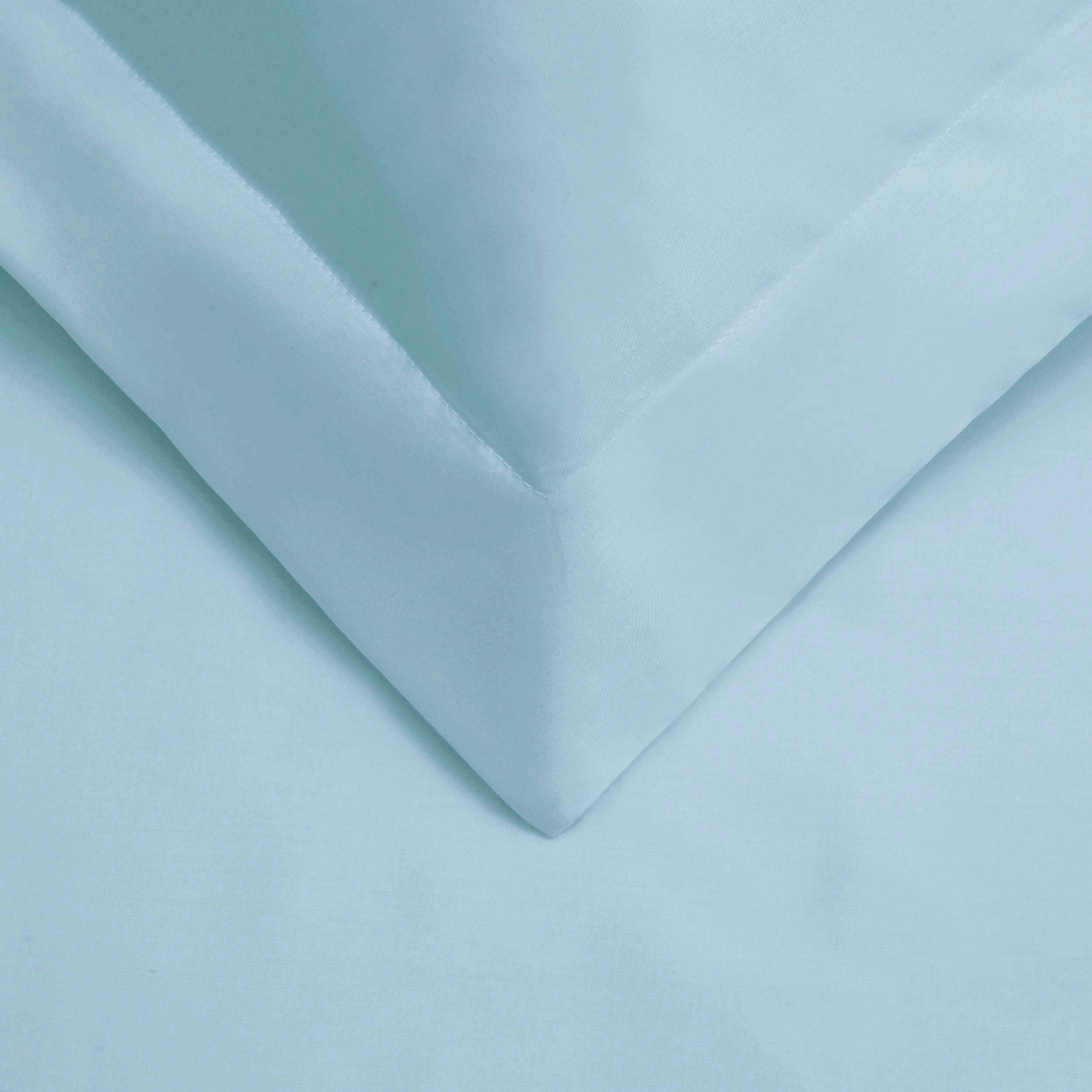 Egyptian Cotton 530 Thread Count Solid Duvet Cover Set - Blue Nile Mills