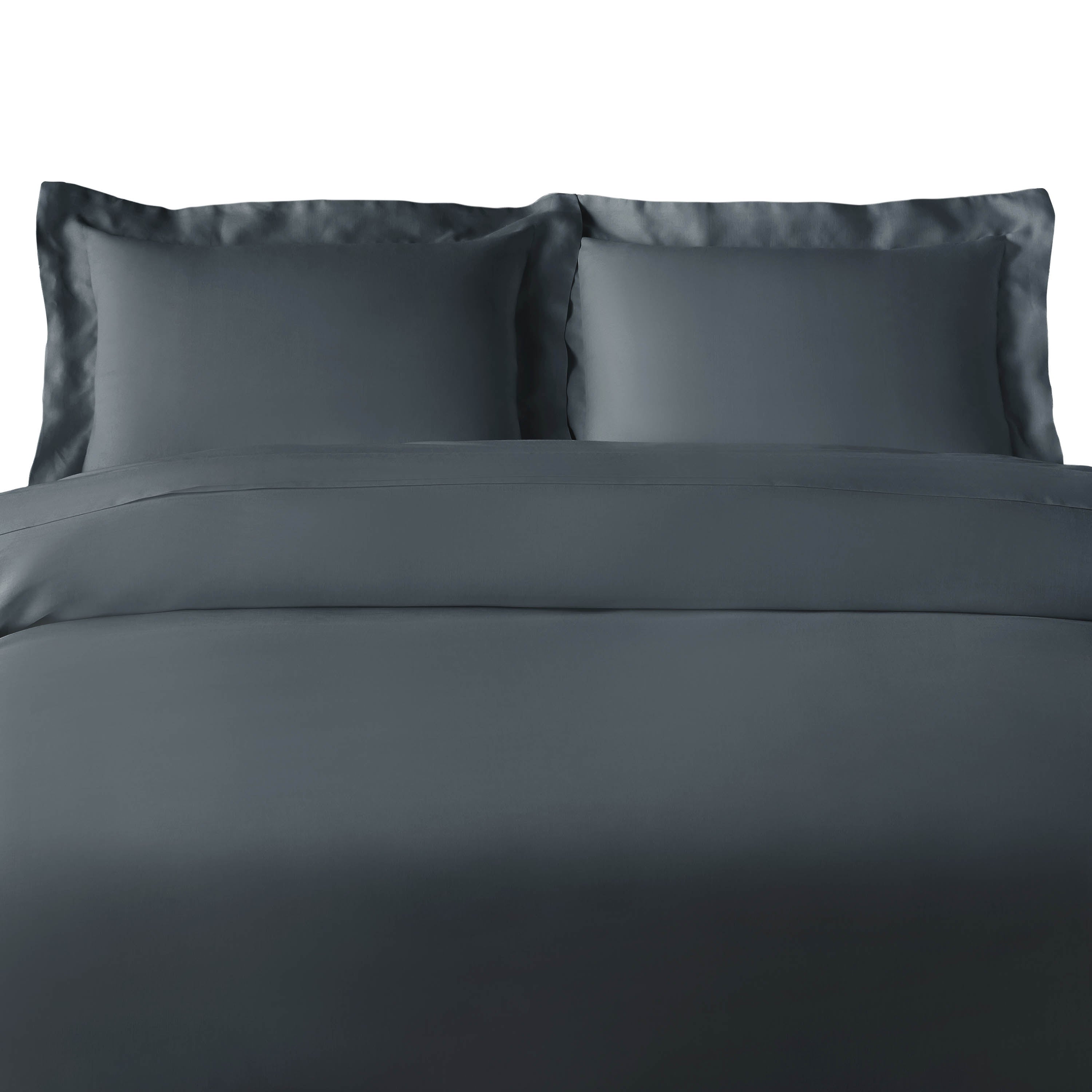 Rayon From Bamboo 300 Thread Count Solid Duvet Cover Set - Blue Nile Mills