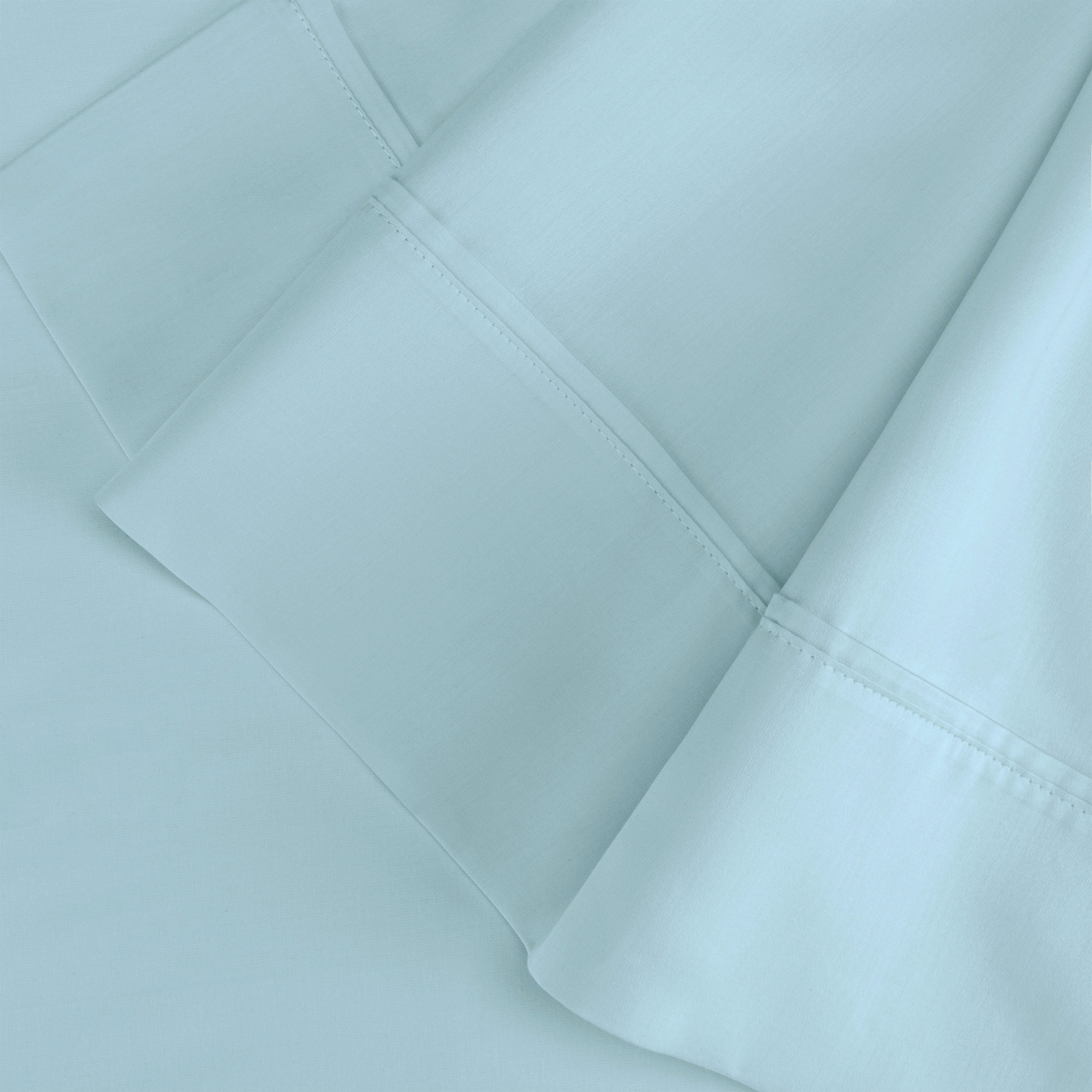 Egyptian Cotton 300 Thread Count Solid Pillowcases, Set of 2 - Blue Nile Mills