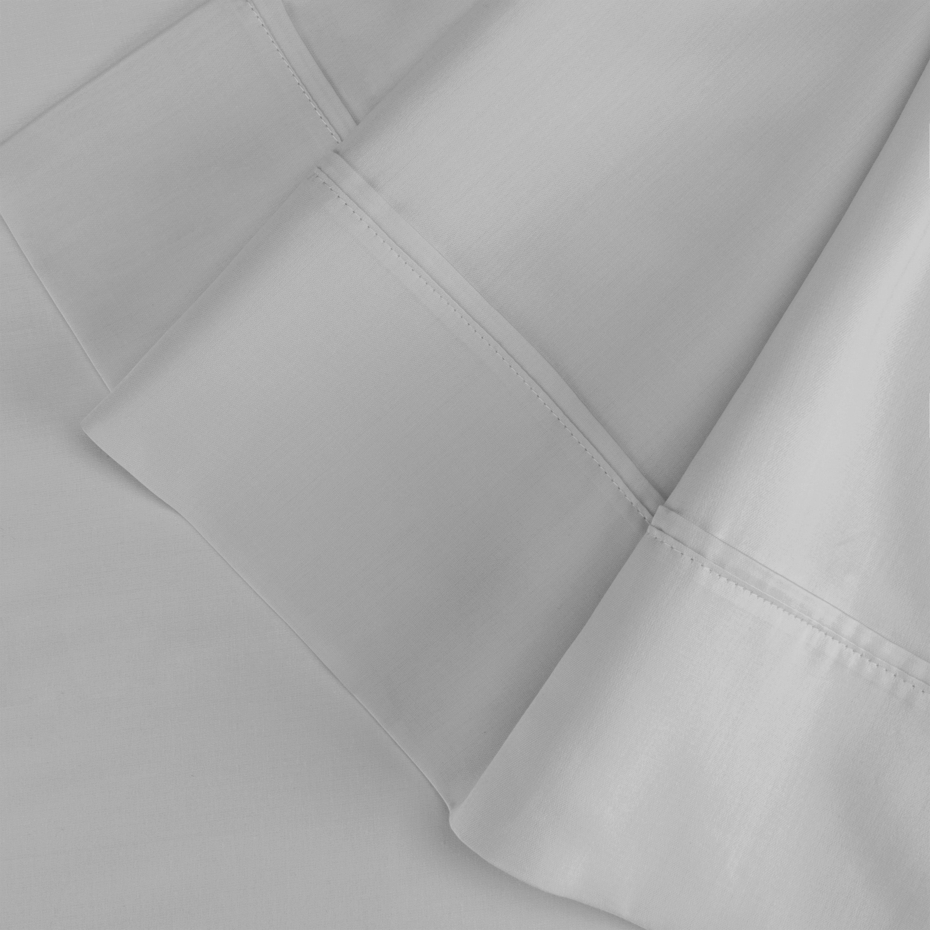 Egyptian Cotton 300 Thread Count Solid Pillowcases, Set of 2 - Blue Nile Mills